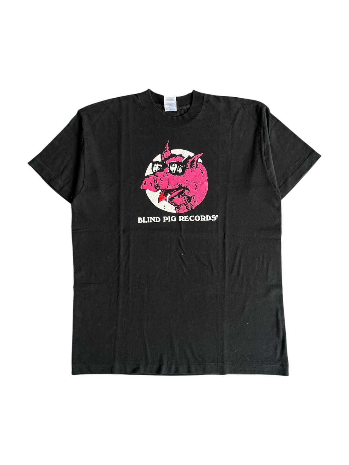 Band Tees 90s Blind Pig Records Blues Tshirt Size US XL / EU 56 / 4 - 1 Thumbnail