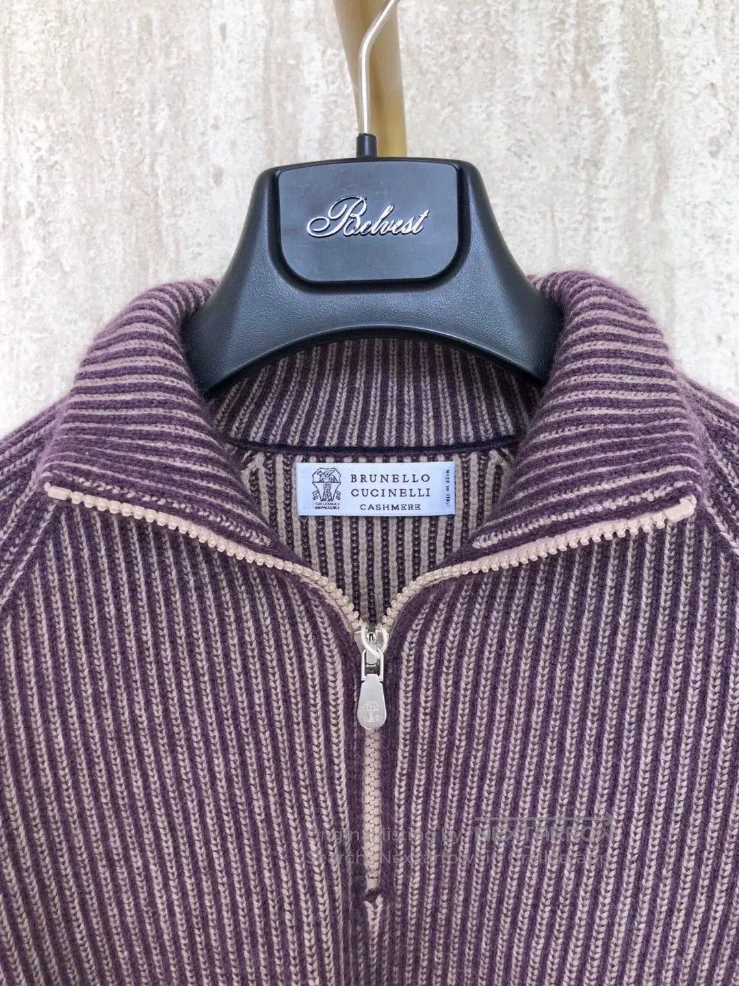Brunello Cucinelli Brunello Cucinelli Purple Cashmere Sweater. Size US M / EU 48-50 / 2 - 4 Thumbnail