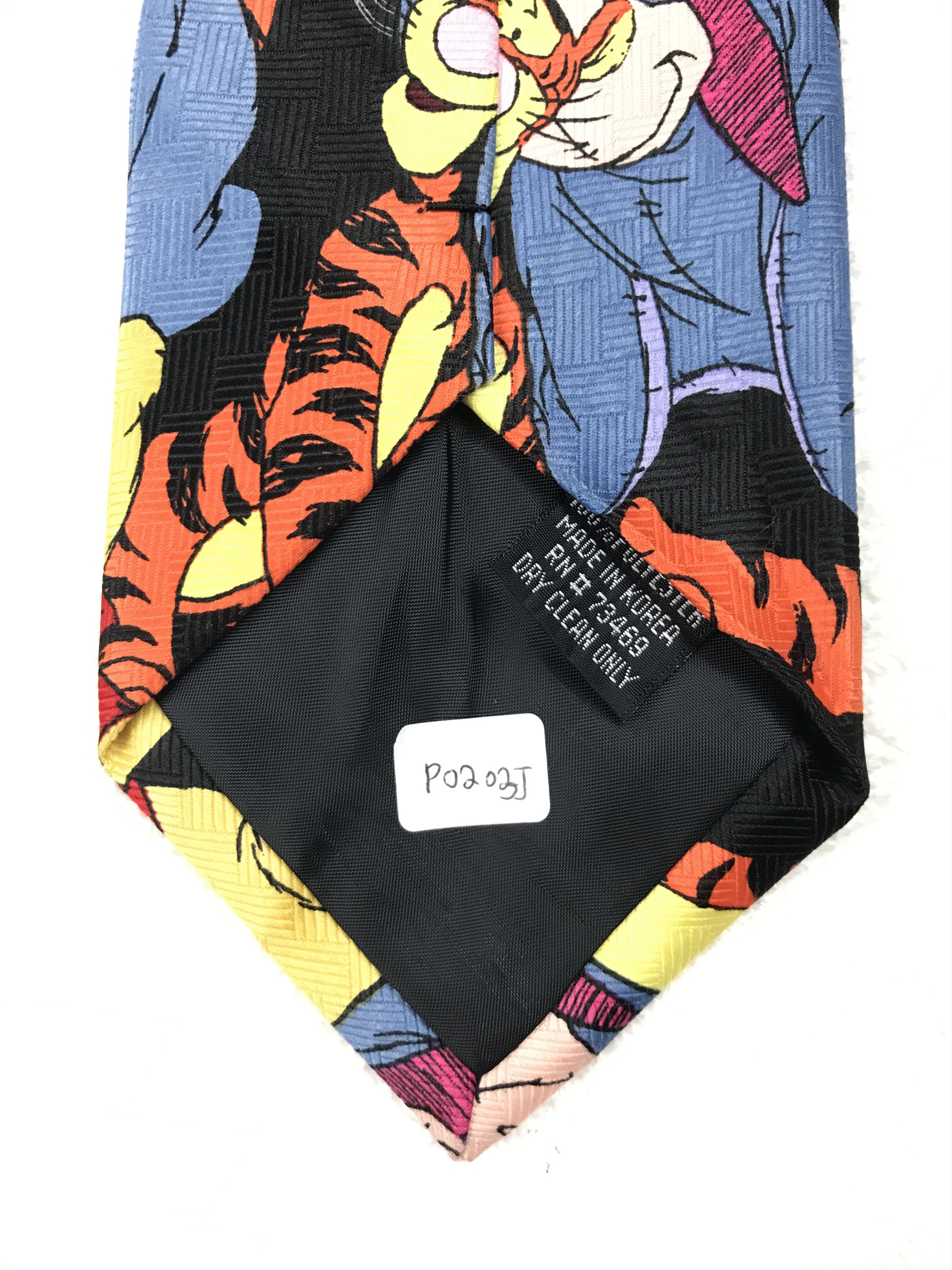 Designer × Vintage Vintage Pooh 100% Polyester Necktie Size ONE SIZE - 9 Thumbnail