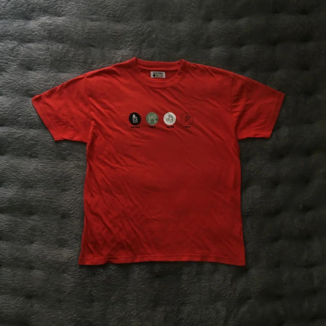 Vintage Vintage 90's LUCKY STRIKE tee Size US M / EU 48-50 / 2 - 1 Thumbnail