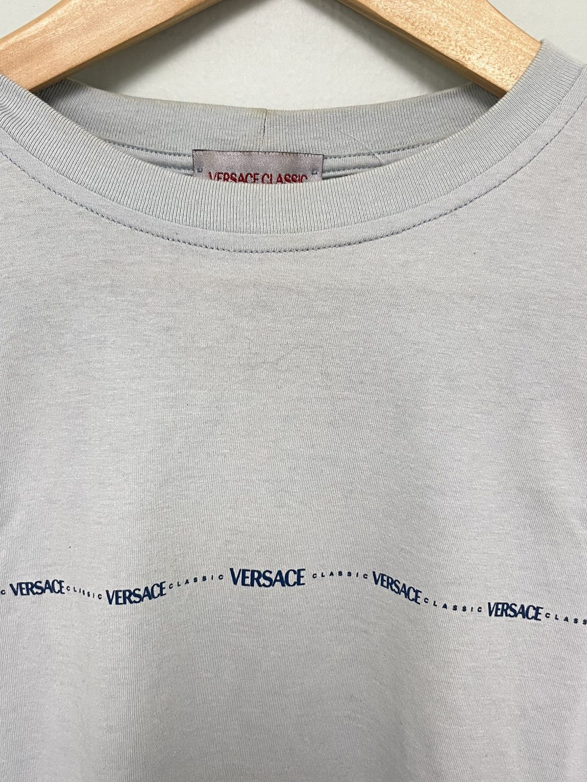Versace Blue Versace tee small. Size US S / EU 44-46 / 1 - 2 Thumbnail