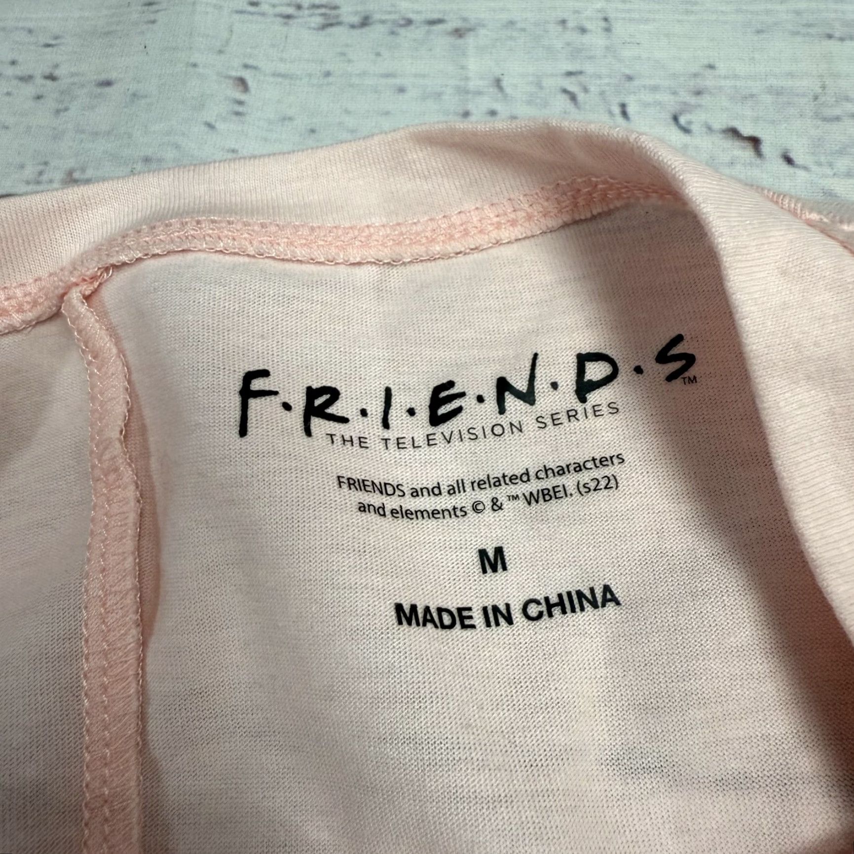Pinko Friends Pajama Top Shirt Womens Short Sleeve Graphic Print Sz M Pink NWT Size M / US 6-8 / IT 42-44 - 5 Thumbnail
