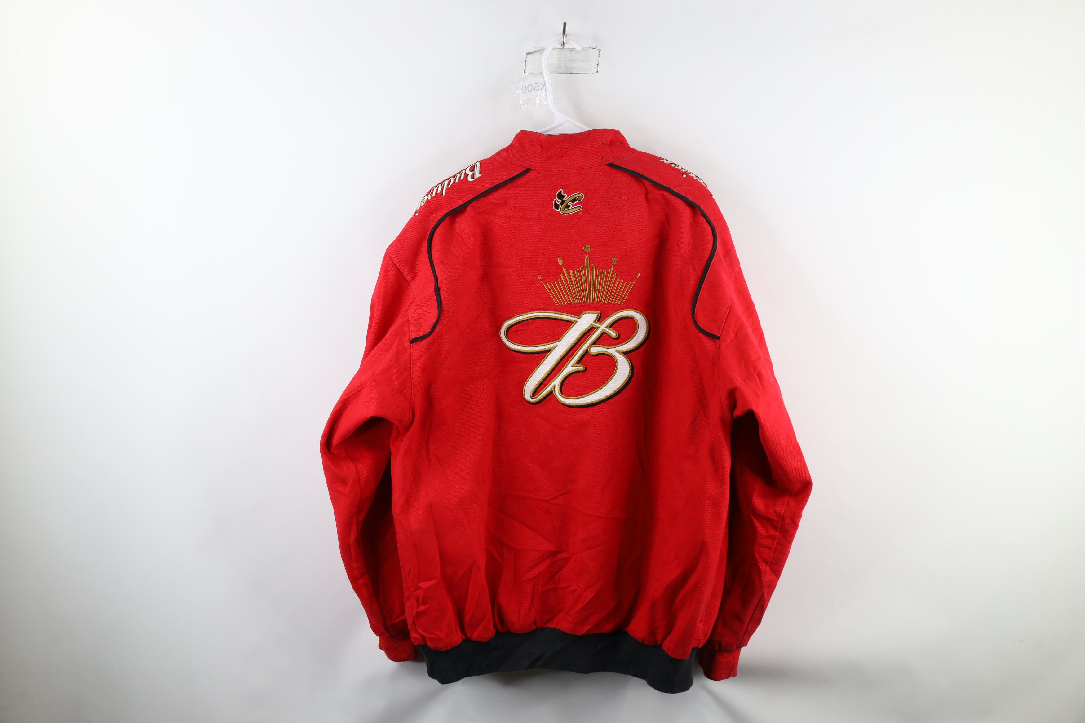 Vintage Vintage NASCAR Budweiser Dale Earnhardt Jr Pit Crew Jacket Size ONE SIZE - 22 Thumbnail