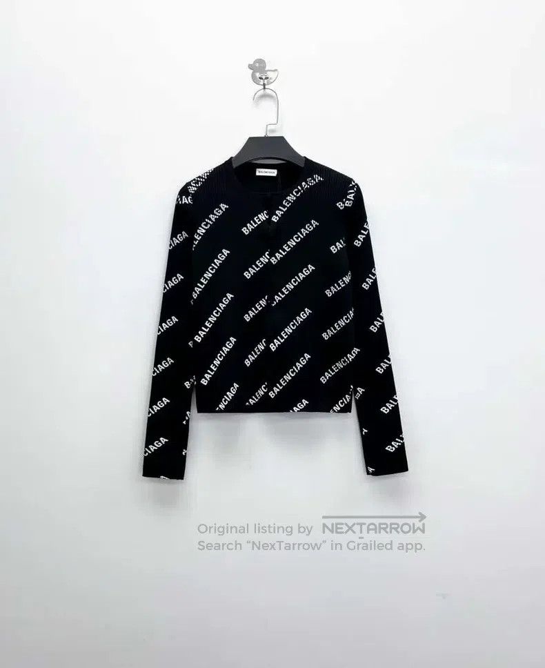 Balenciaga Balenciaga Black and White Bullet Screen Printed Alphabet Size M / US 6-8 / IT 42-44 - 1 Thumbnail