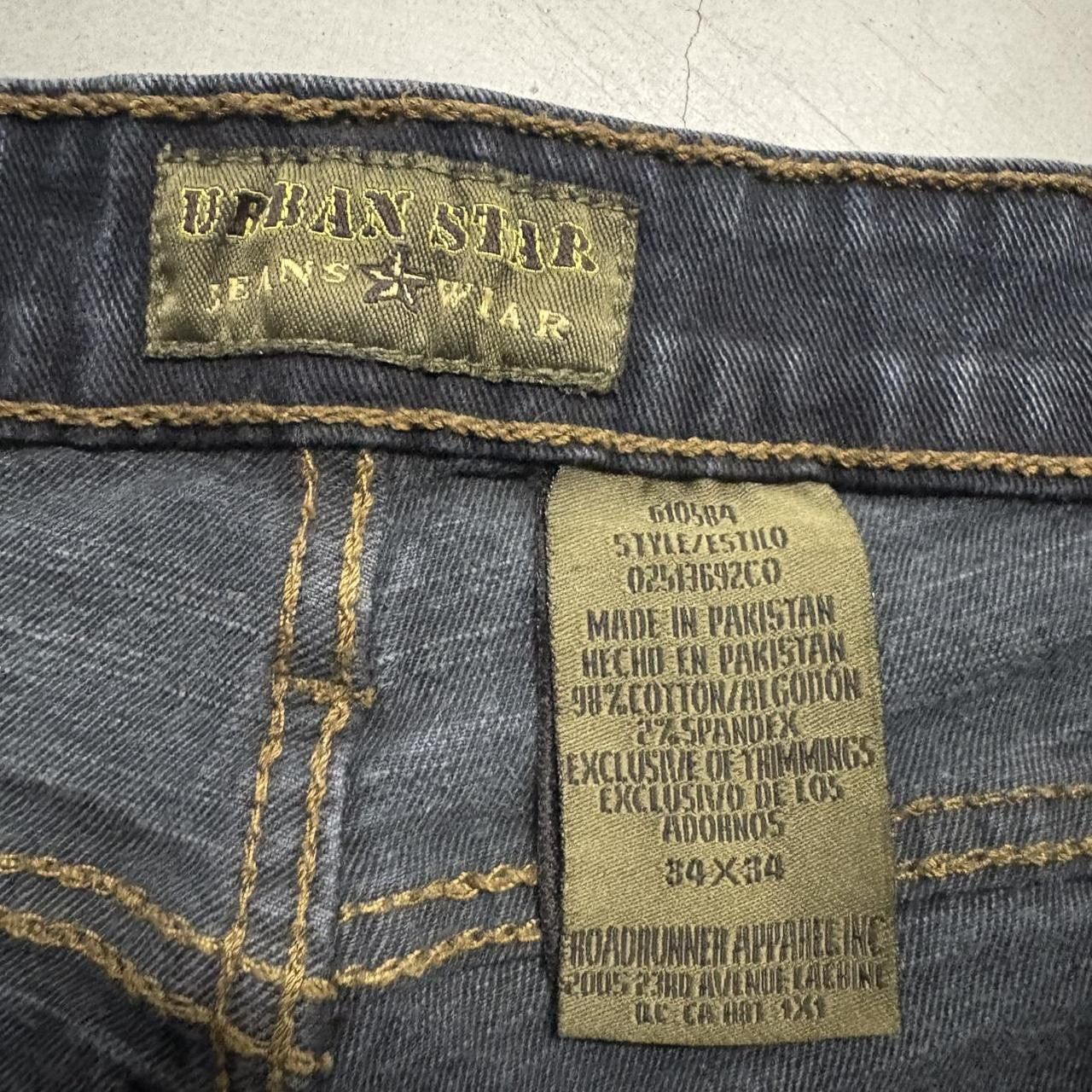 Vintage Crazy Vintage Y2K/2000s Tall Dark Wash Denim Jeans! Size US 34 / EU 50 - 4 Thumbnail