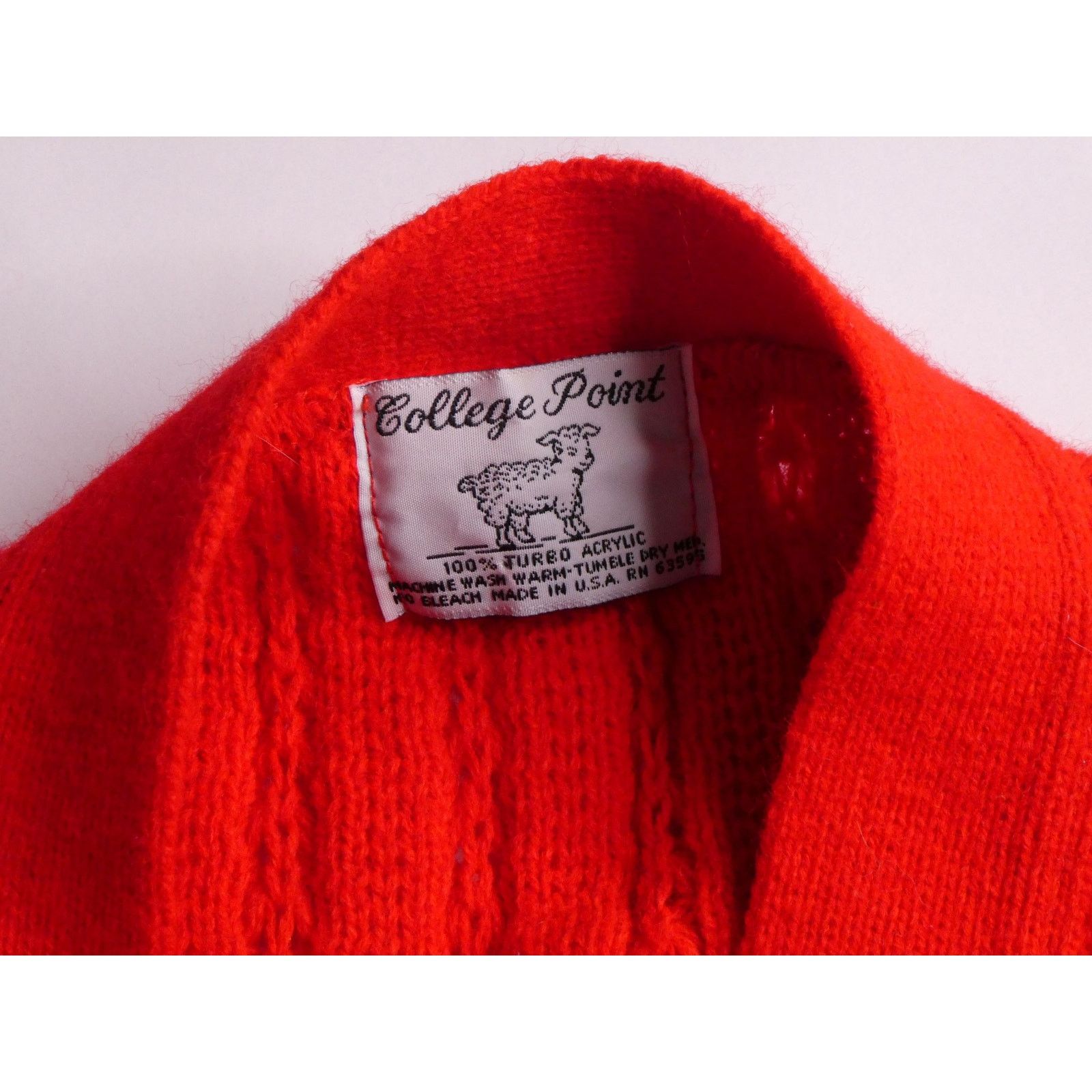 Other College Point hand knit sweater vest, washable, medium Size M / US 6-8 / IT 42-44 - 3 Thumbnail