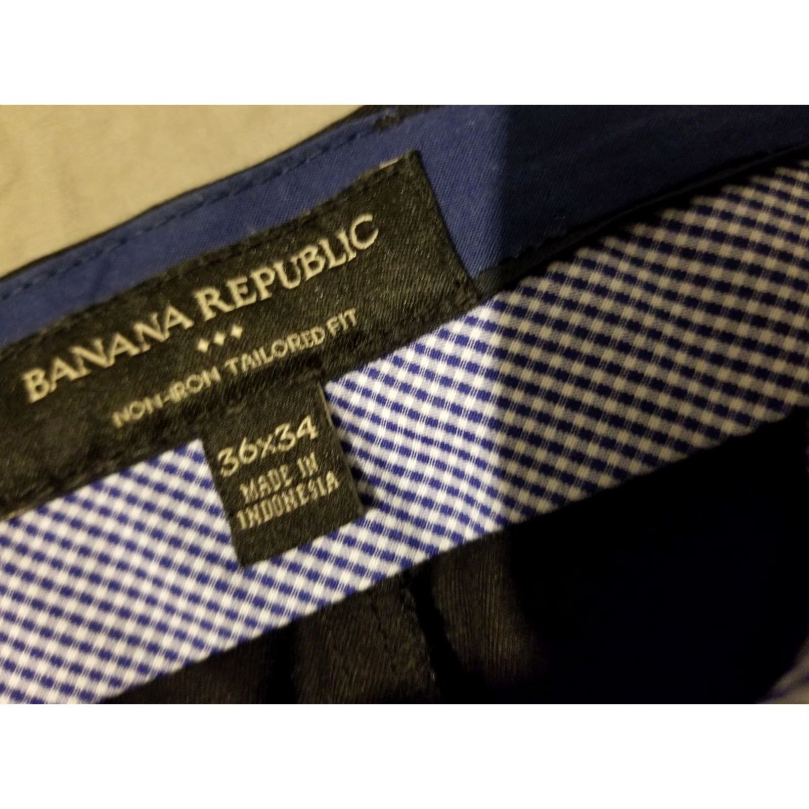 Banana Republic Banana Republic Mens Dress Pants Black Cotton 36x34 Slacks Chino Trousers Regular Size 36 Mens Size US 36 / EU 52 - 5 Thumbnail
