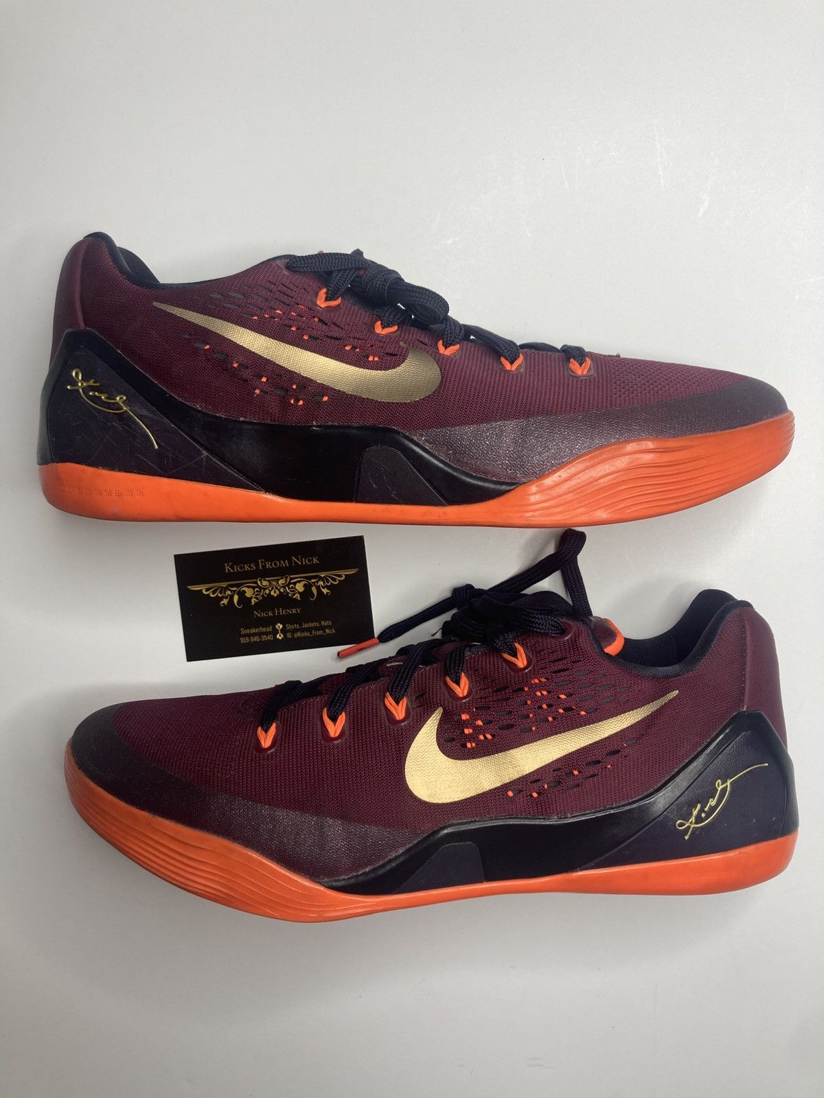 Nike Kobe 9 EM 'Deep Garnet' (2014) Size 11 Size US 11 / EU 44 - 1 Thumbnail