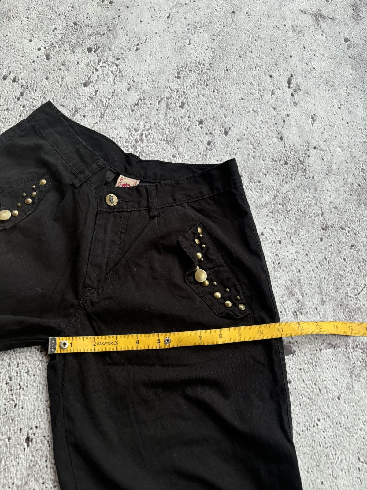 Hysteric Glamour Y2k Mirame Studded Black Pants Size US 29 - 13 Thumbnail