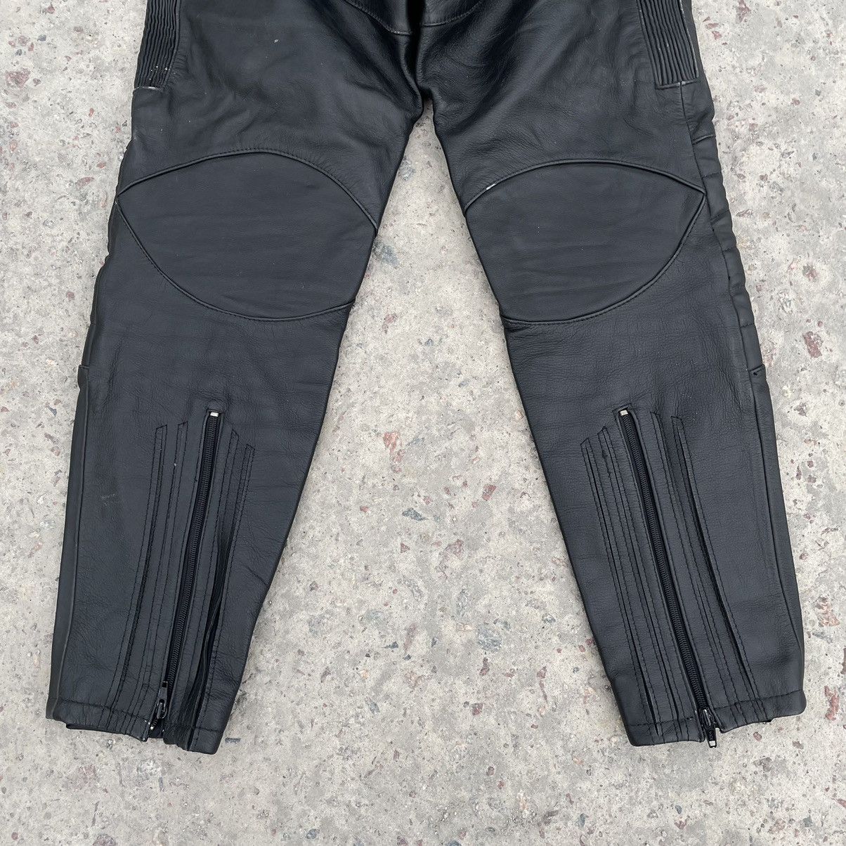 Other Vintage Moto Leather Pants 52 Y2K 90s USA Japan Style Size US 29 - 6 Thumbnail