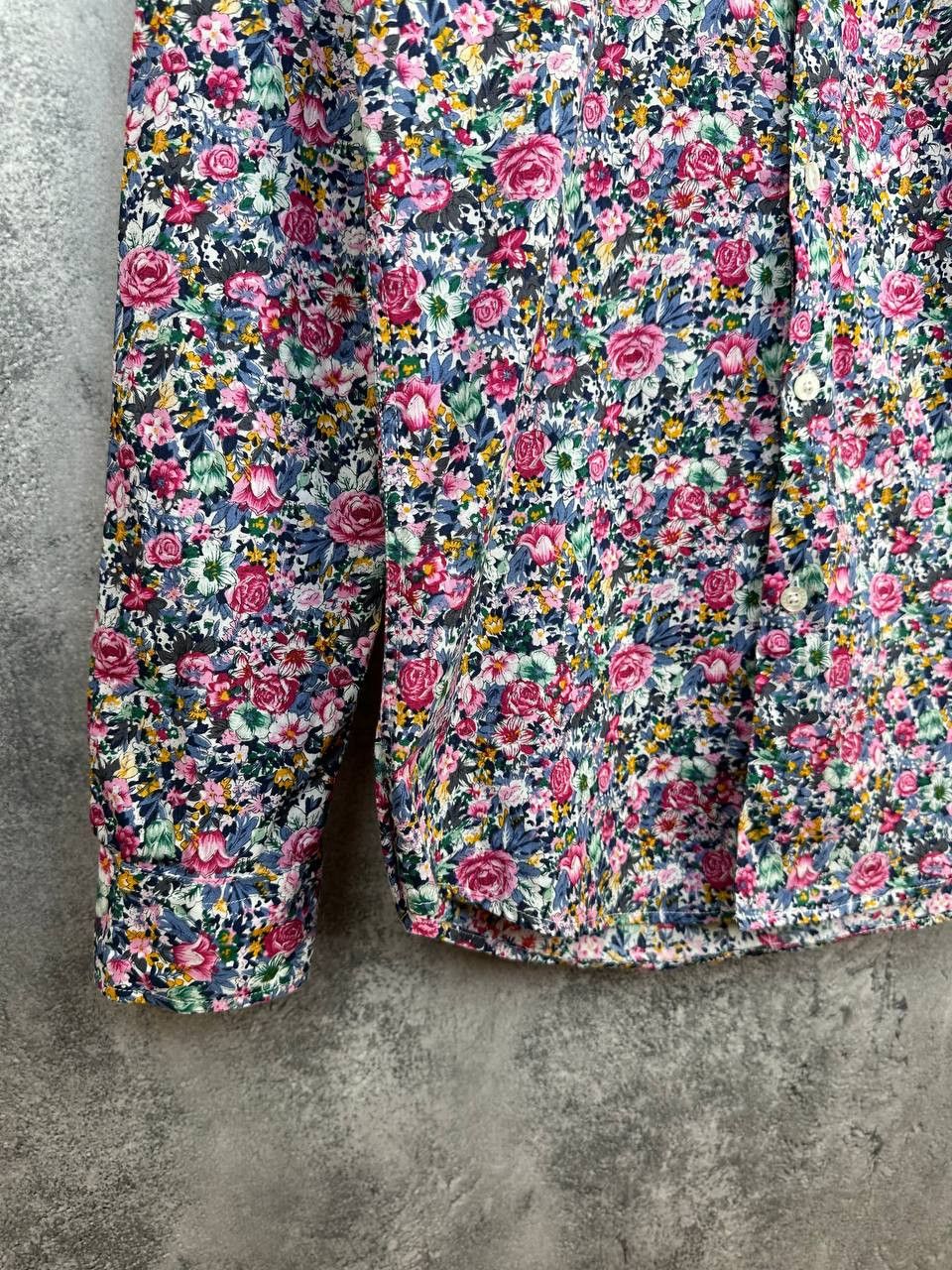 Grand Frank Grand Frank Floral Print Cotton Button Up Shirt Long Sleeve Size US M / EU 48-50 / 2 - 6 Thumbnail