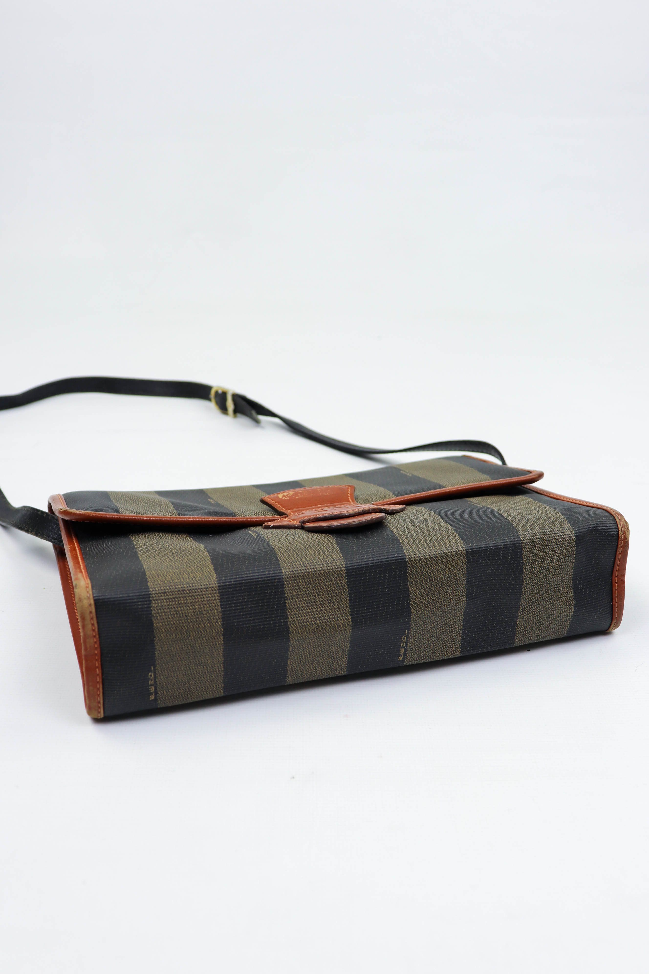 Fendi FENDI Vintage 80s 90s Striped Shoulder/Crossbody Bag Size ONE SIZE - 7 Thumbnail