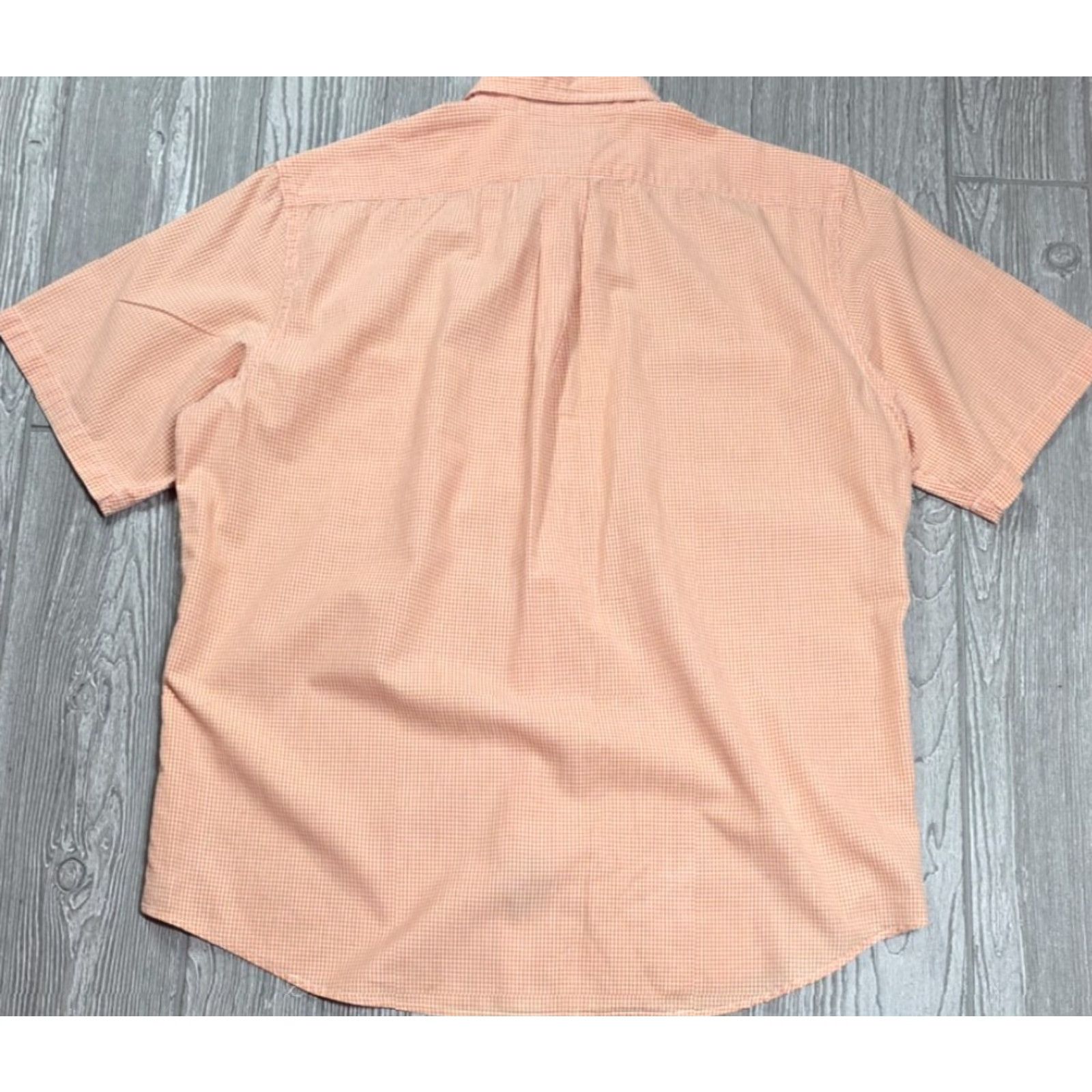Polo Ralph Lauren Ralph Lauren Polo Jeans Co Button Up Orange Check L Short Sleeve Shirt Flag Logo Mens Regular Slim Fit Size US L / EU 52-54 / 3 - 5 Thumbnail