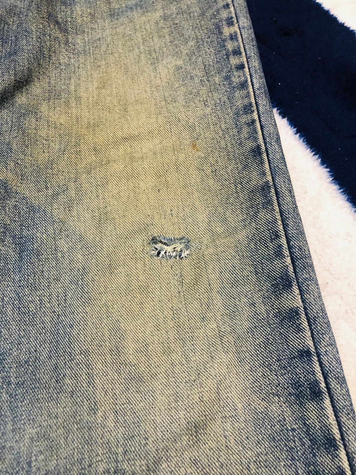 Edwin × Japanese Brand Edwin Distressed Jeans (1) Size US 31 - 5 Thumbnail