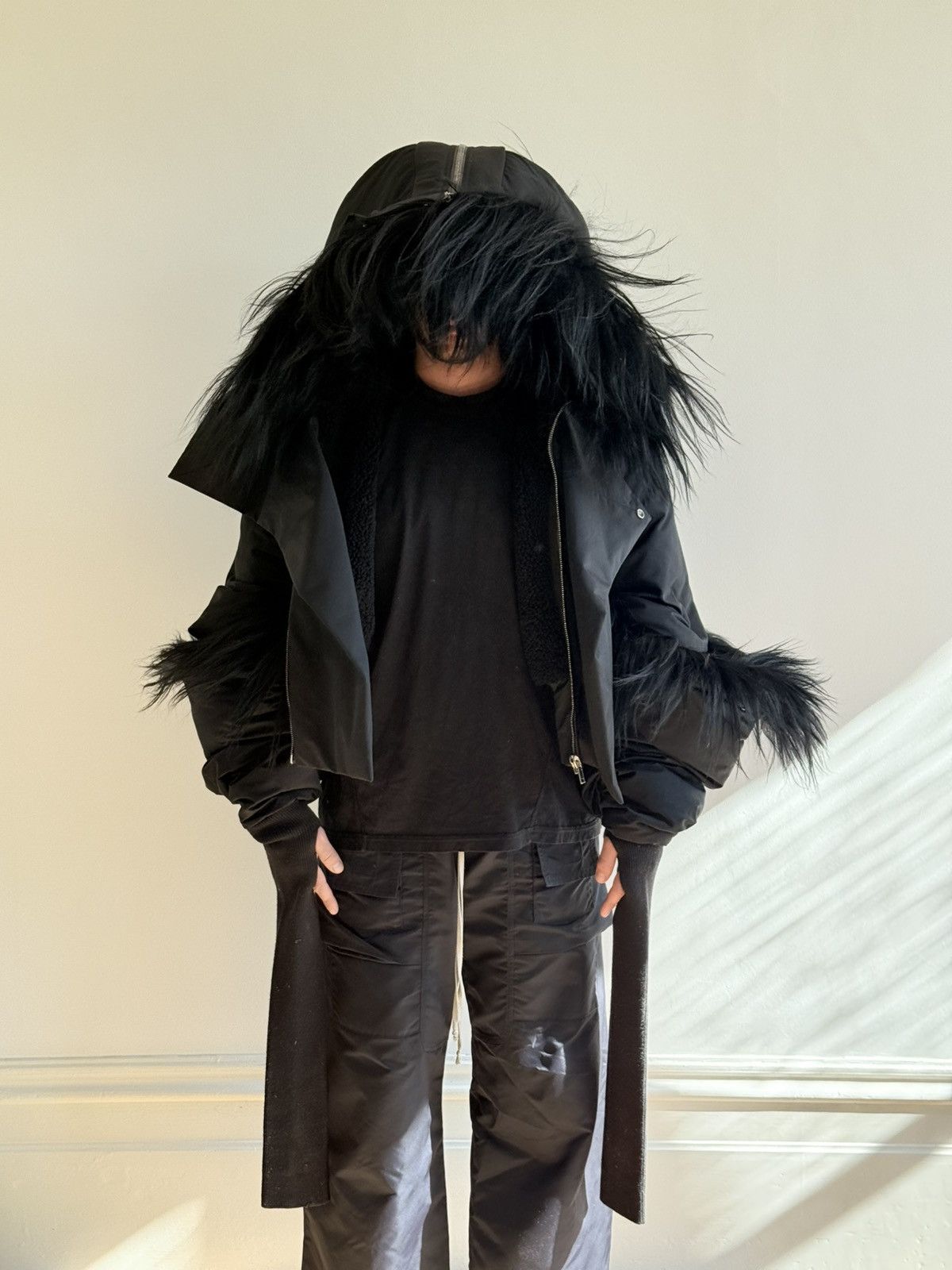 Rick Owens FW22 Strobe Alice Gauntlet Parka Size US M / EU 48-50 / 2 - 2 Thumbnail
