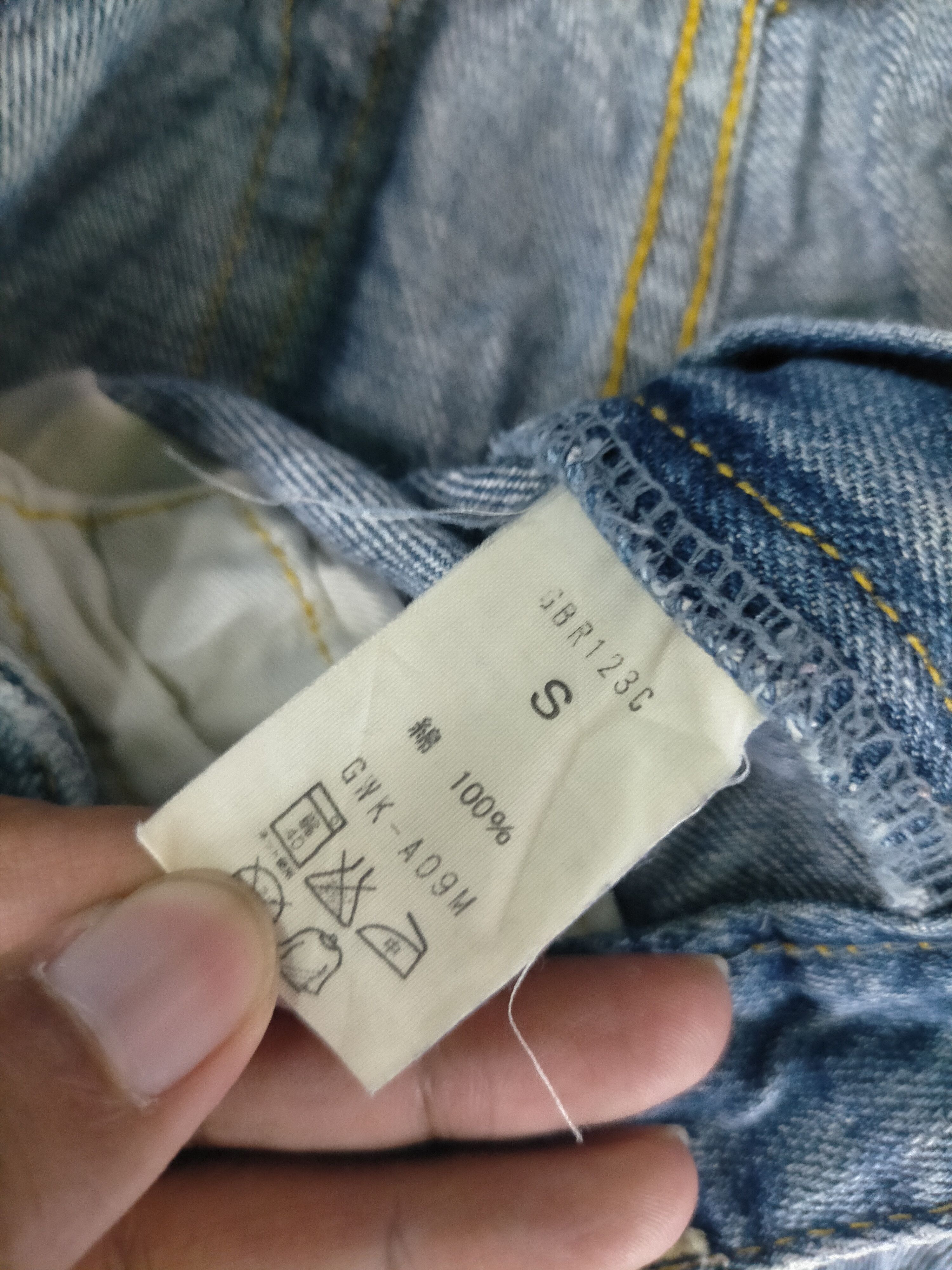 Seditionaries 🔥90s Distressed Trashed Shashiko Jeans Size US 29 - 7 Thumbnail