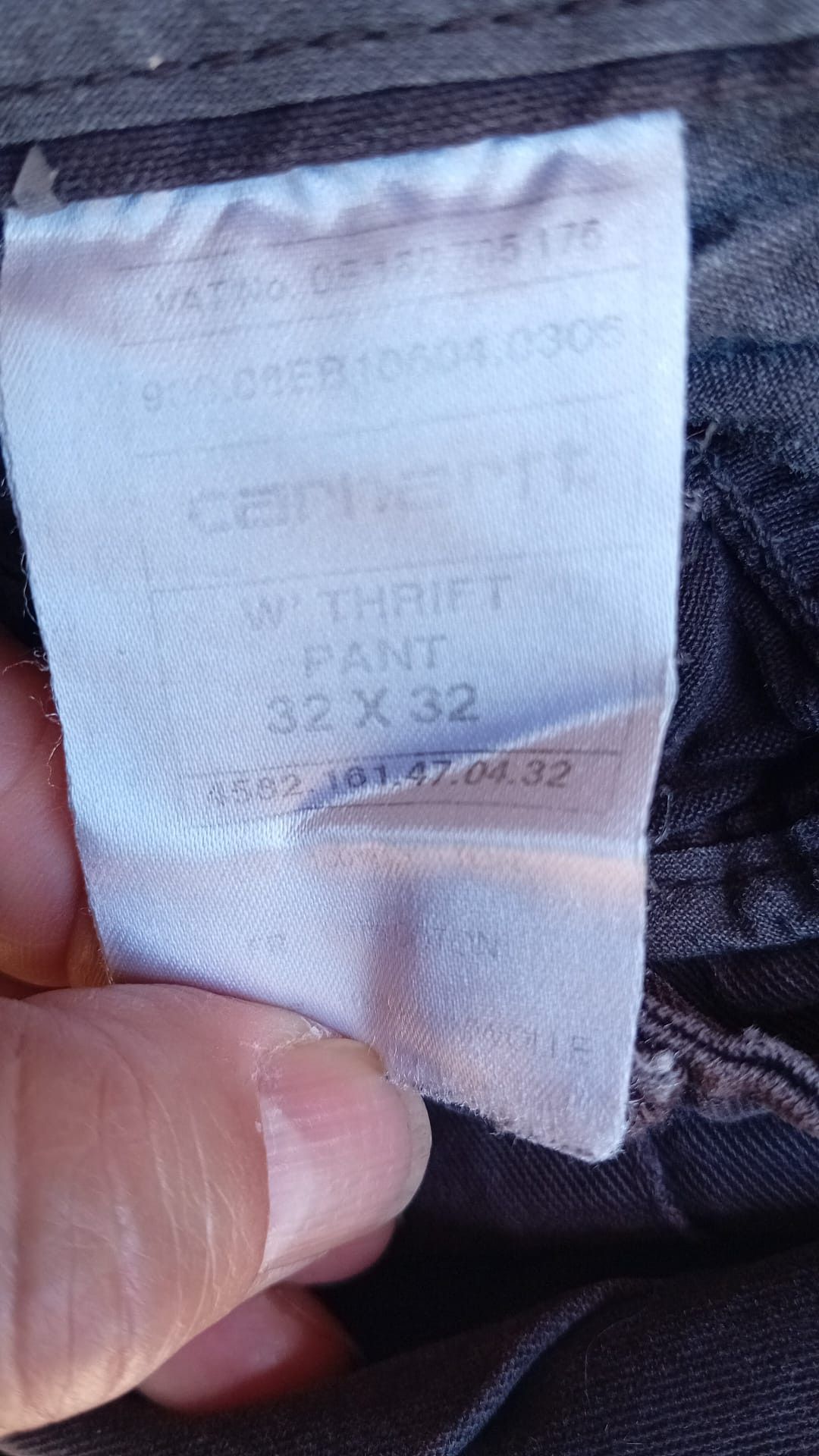Carhartt Carhartt W'Thrift Pants Cargo Pockets sz 32x32 Size 24" / US 00 / IT 34 - 3 Thumbnail