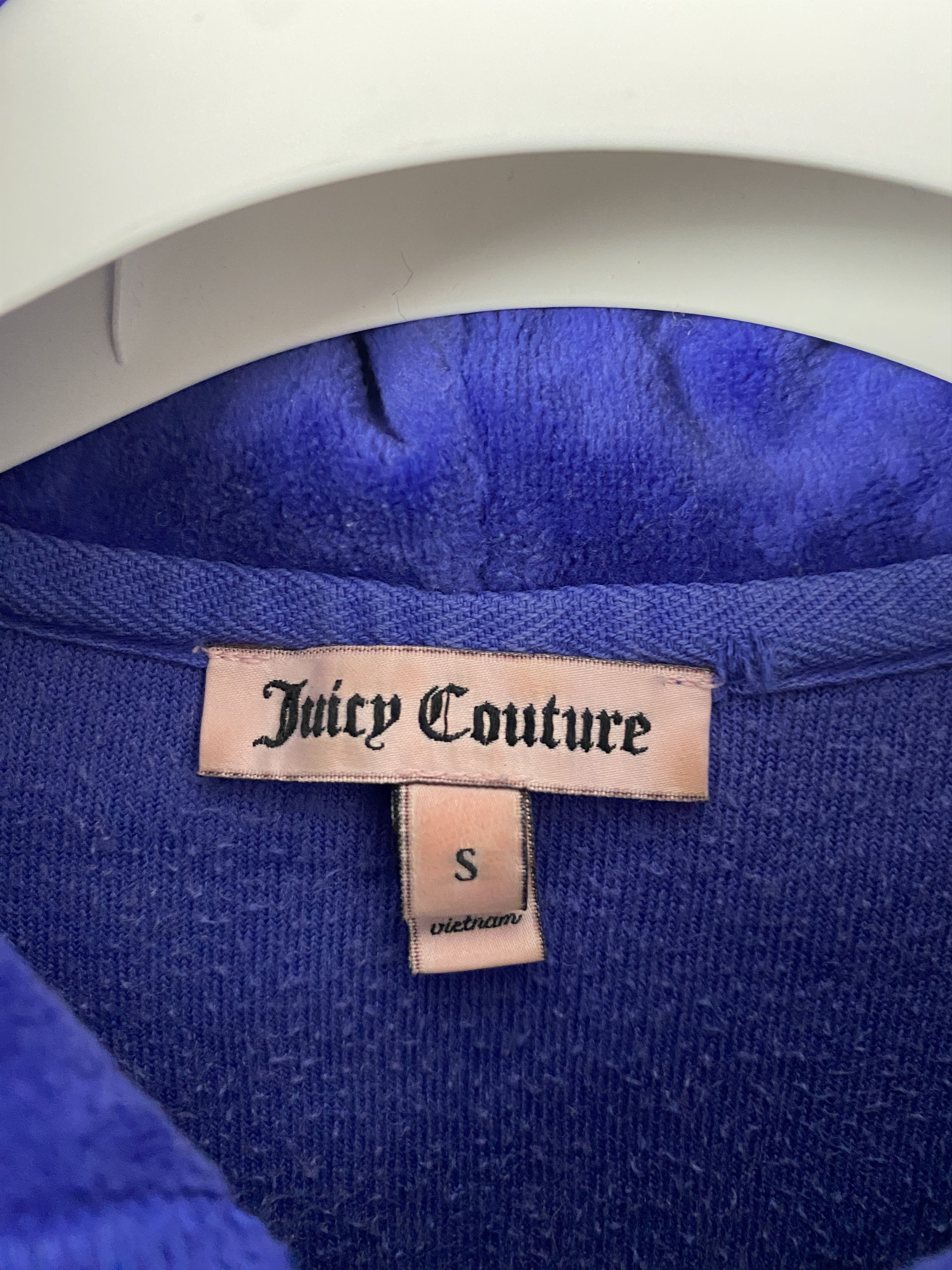 Juicy Couture Juicy Couture small logo zip-up hoodie y2k velvet 00s Size S / US 4 / IT 40 - 3 Thumbnail
