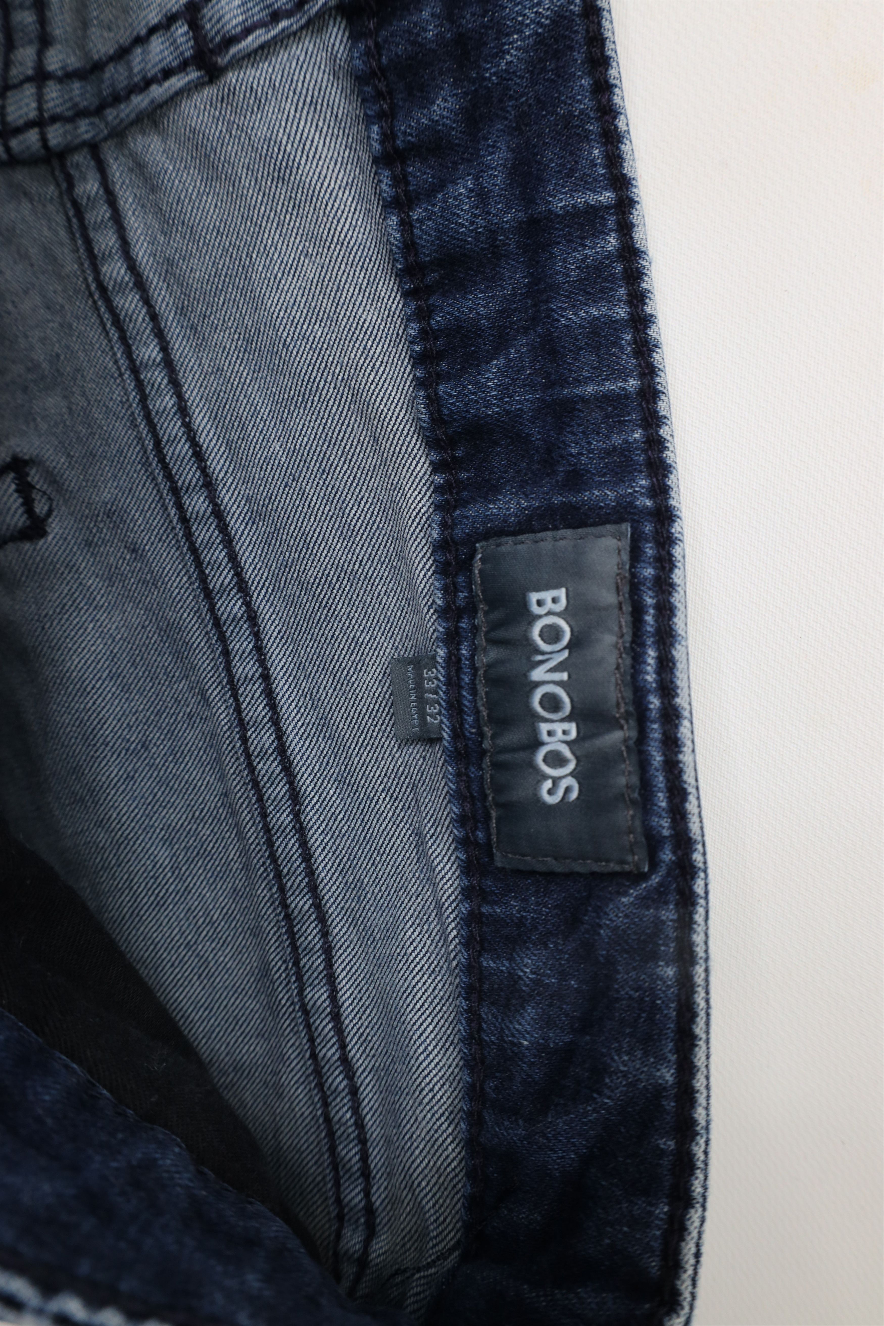 Bonobos × Vintage Bonobos Slim Fit Faded Stretch Denim Jeans Pants Blue Size US 33 - 7 Thumbnail