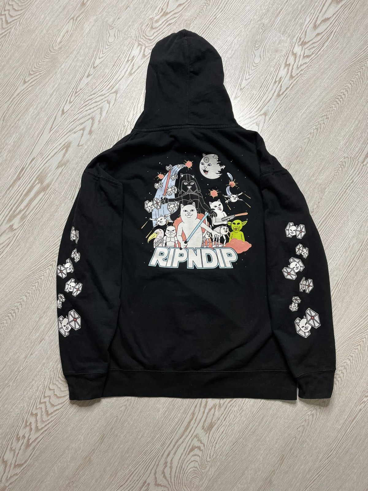 Ripndip bouquet black neoprene hoodie online