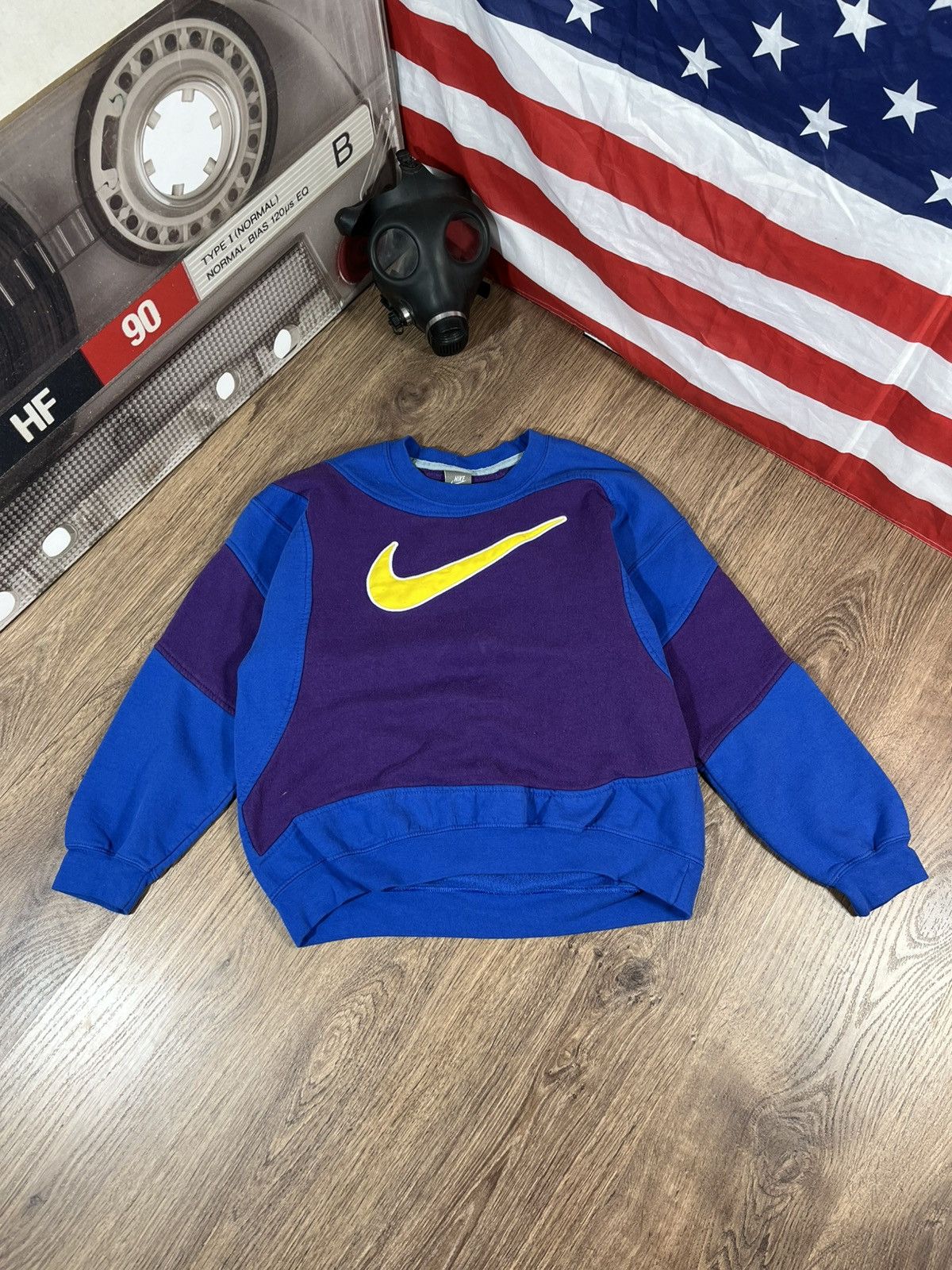 Vintage Nike Vintage 90s Sweatshirt Size US M / EU 48-50 / 2 - 1 Thumbnail