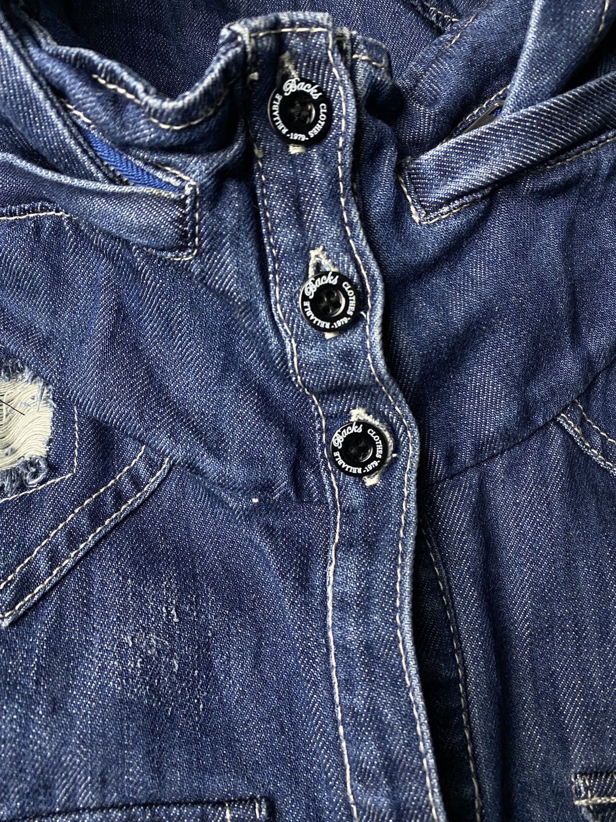 If Six Was Nine 2000's Backs Sevelians Bono Poem Denim Jacket Size US S / EU 44-46 / 1 - 12 Thumbnail