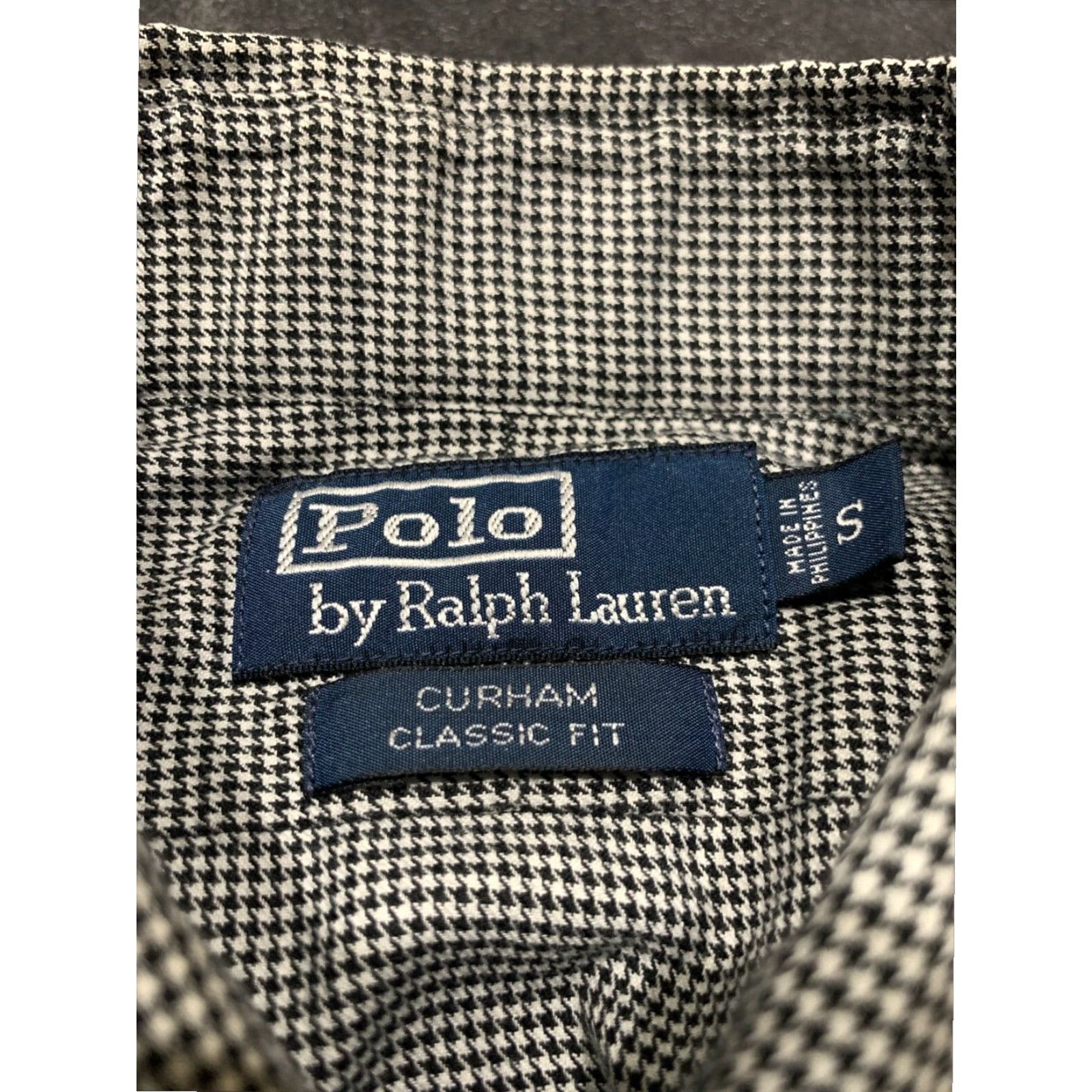 Polo Ralph Lauren Polo Ralph Lauren Mens Long Sleeve Houndstooth Button Down Dress Shirt Small Size US S / EU 44-46 / 1 - 7 Thumbnail