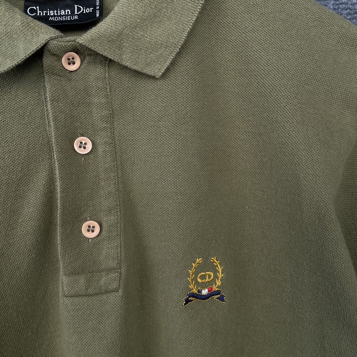 Christian Dior Monsieur × Vintage Christian Dior Monsieur Polo T Shirt Made in Italy Size US M / EU 48-50 / 2 - 2 Thumbnail