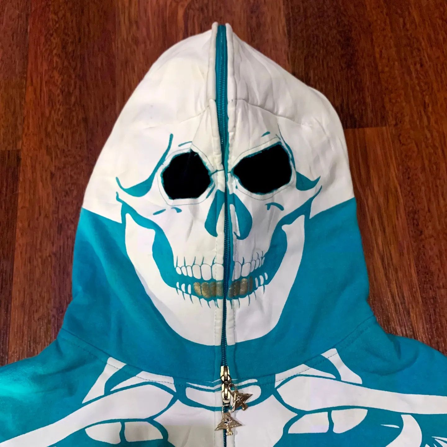 LRG LRG Dead Serious Skeleton Full Zip Up Hoodie Size US L / EU 52-54 / 3 - 5 Thumbnail