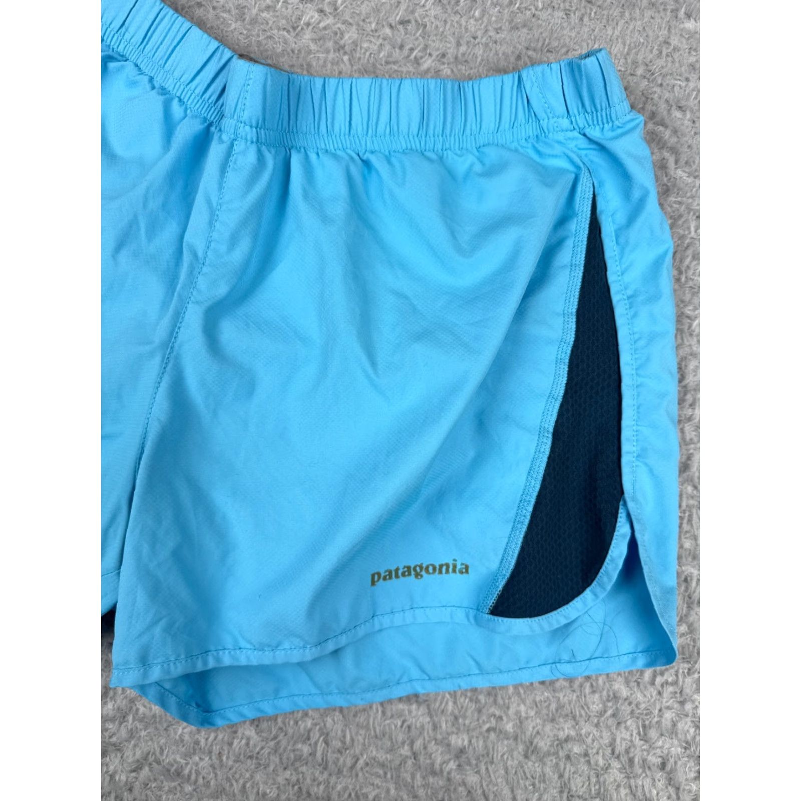 Patagonia Patagonia Shorts Womens Small Blue Strider 3" Lined 100% Polyester Run Running Size 28" / US 6 / IT 42 - 2 Thumbnail