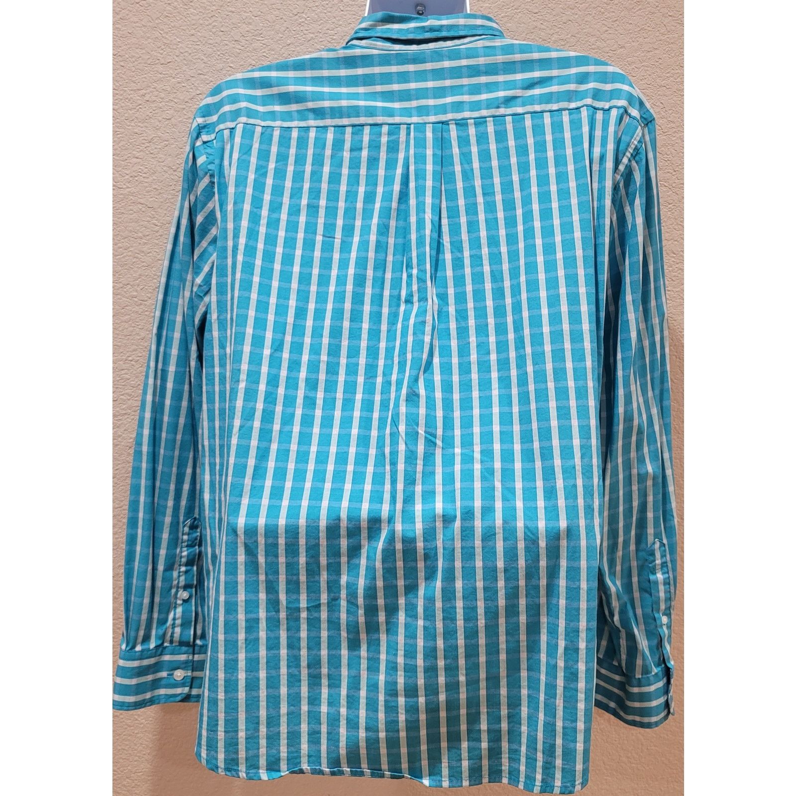 Dockers Dockers Blue White Check Button Up Men Shirt XL Long Sleeve Size US XL / EU 56 / 4 - 2 Thumbnail