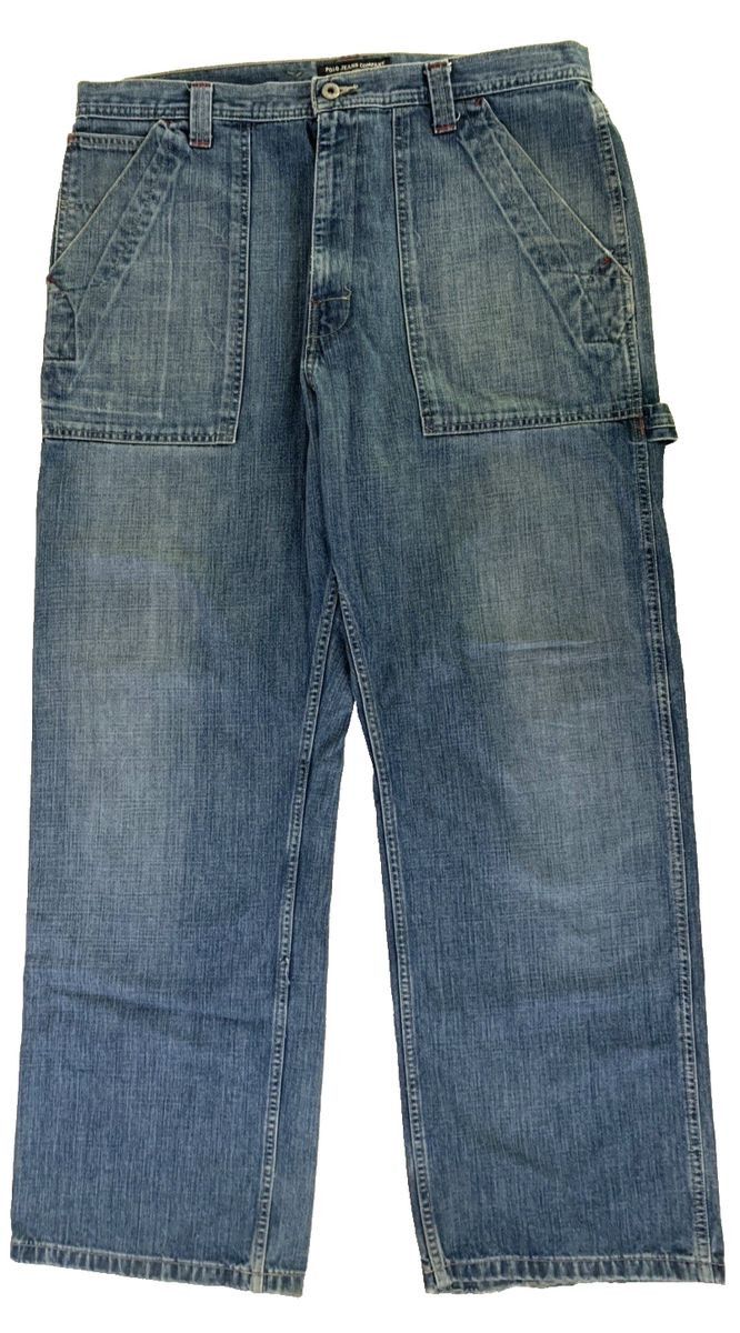 Other Polo Jeans Co 90s Carpenter Denim Workwear Pants Size 38x31 Size US 38 / EU 54 - 1 Thumbnail