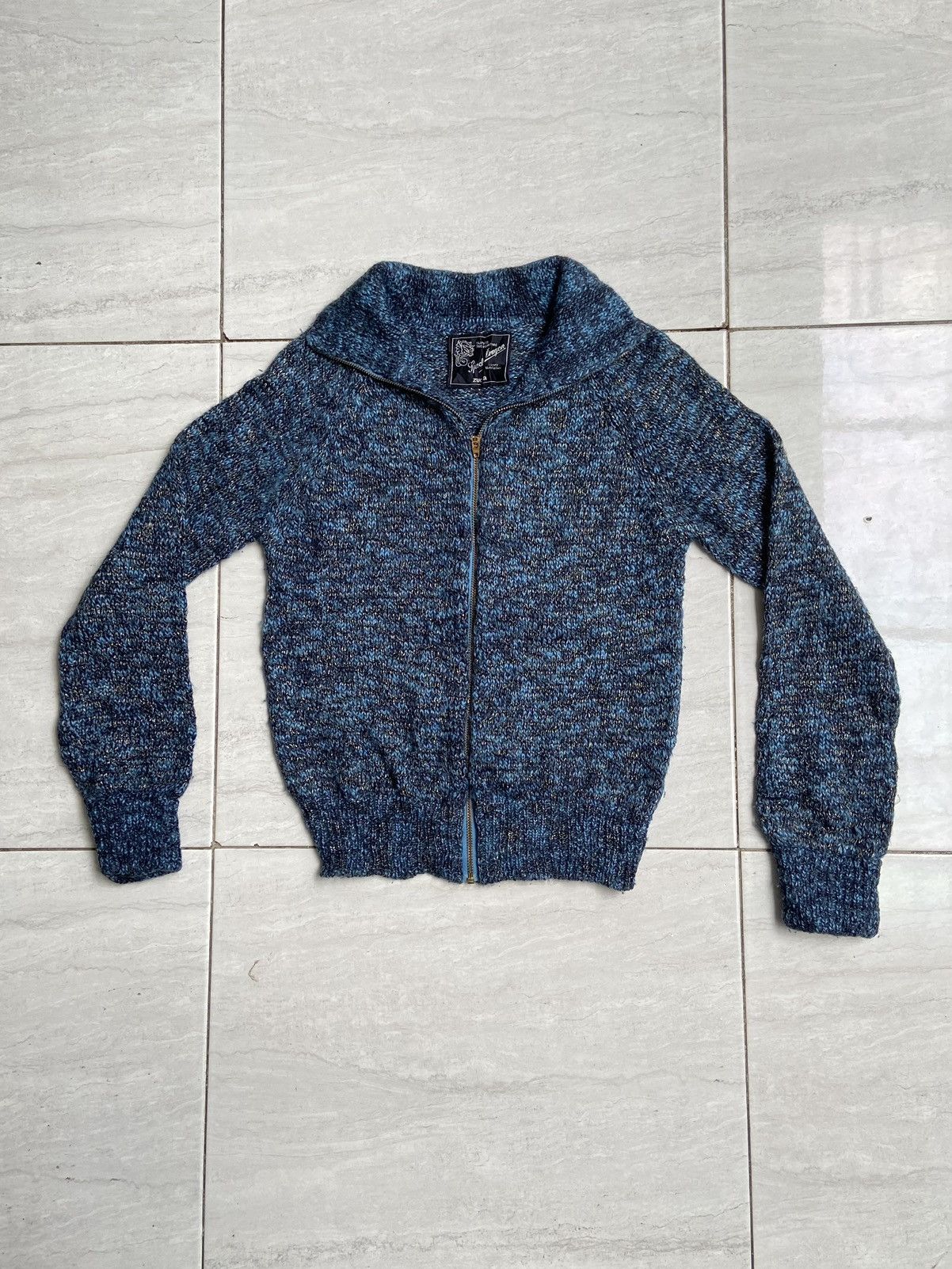 CABANE de ZUCCa Issey Miyake Soectro Dragon ZUCCA Zip Knit Jacket Size US XS / EU 42 / 0 - 6 Thumbnail