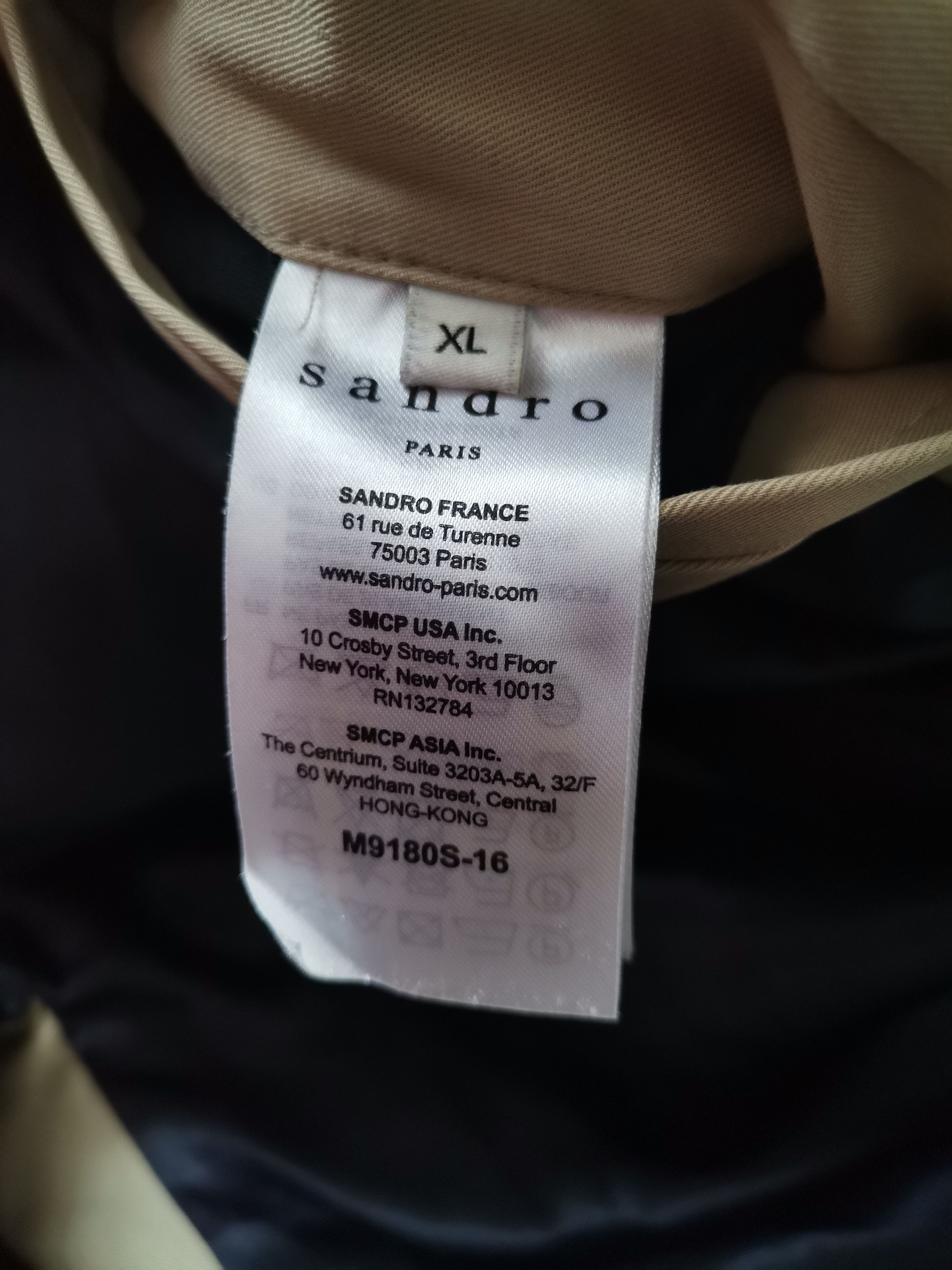 Sandro Sandro Trench Coat Size US XL / EU 56 / 4 - 3 Thumbnail