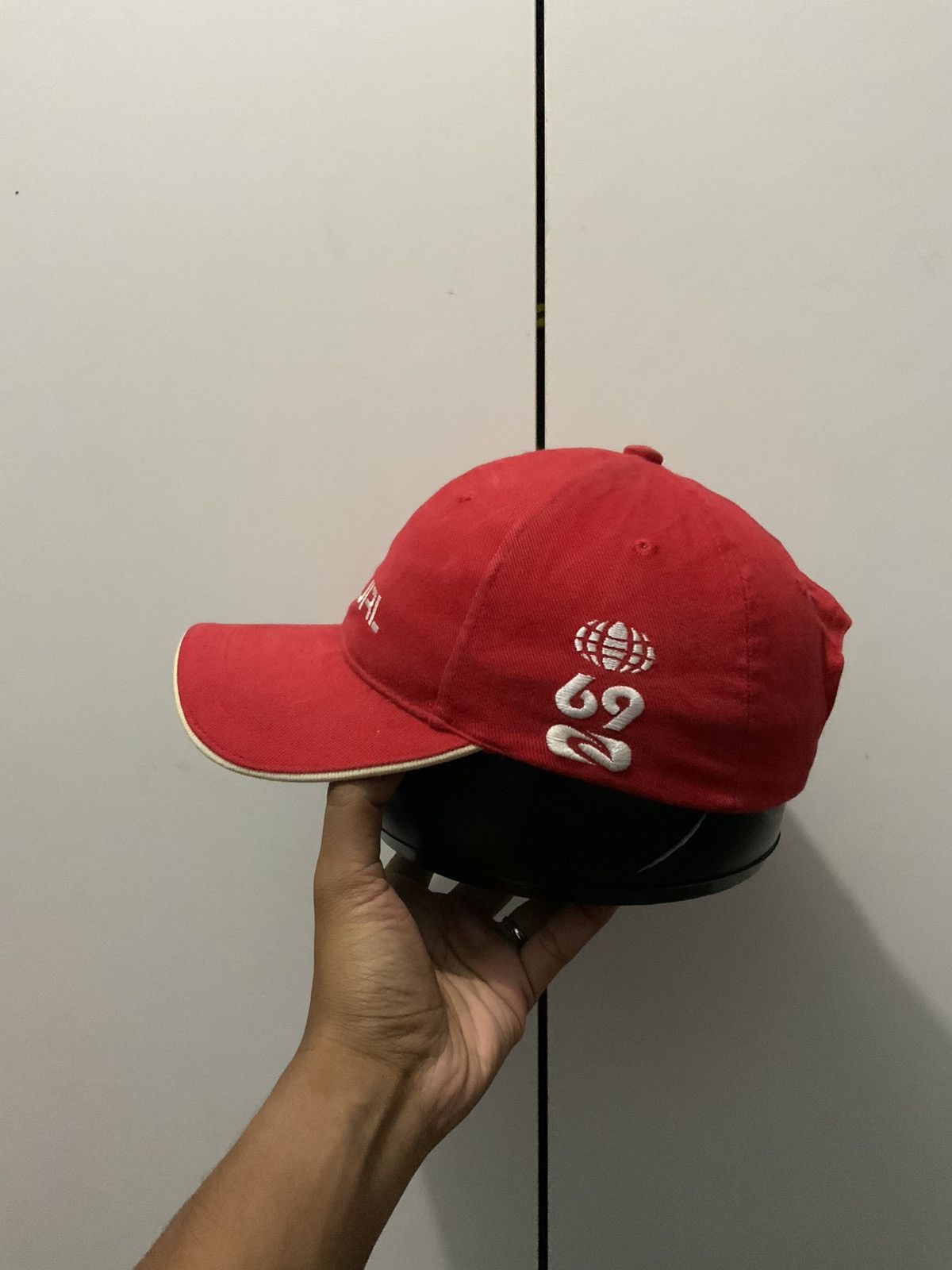 Ripcurl Ripcurl Spellout Embroidery Red Hat Size ONE SIZE - 2 Thumbnail