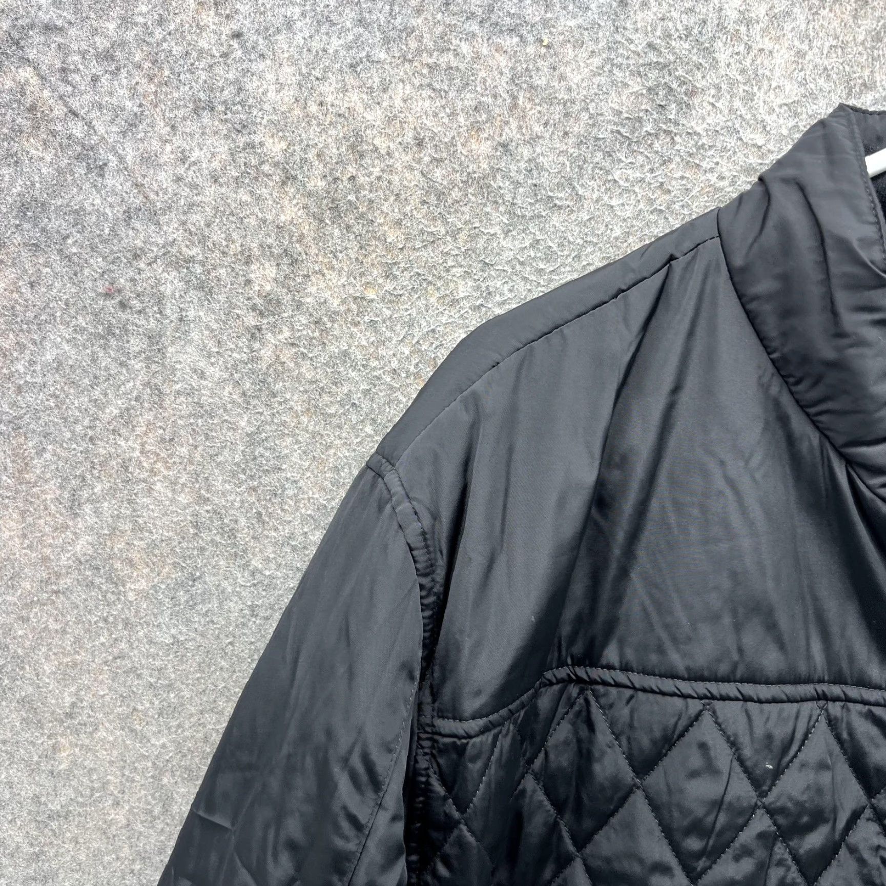 Tasso Elba Tasso Elba Jacket Mens 2XL Black Quilted Full Zip Stand Collar Casual Warm Regular My Logo Pockets Size US XXL / EU 58 / 5 - 5 Thumbnail