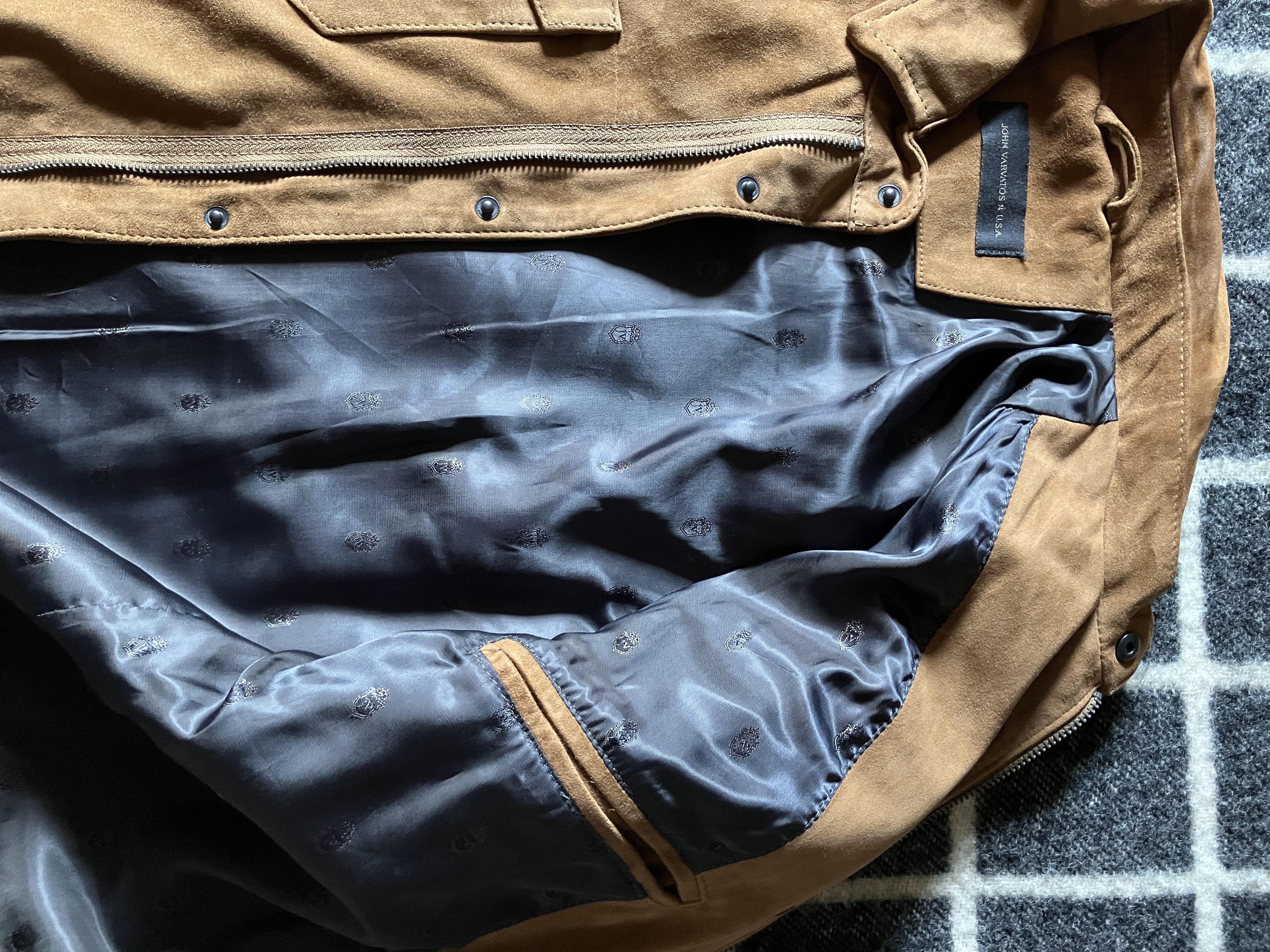 John Varvatos Suede Jacket Size US S / EU 44-46 / 1 - 6 Thumbnail