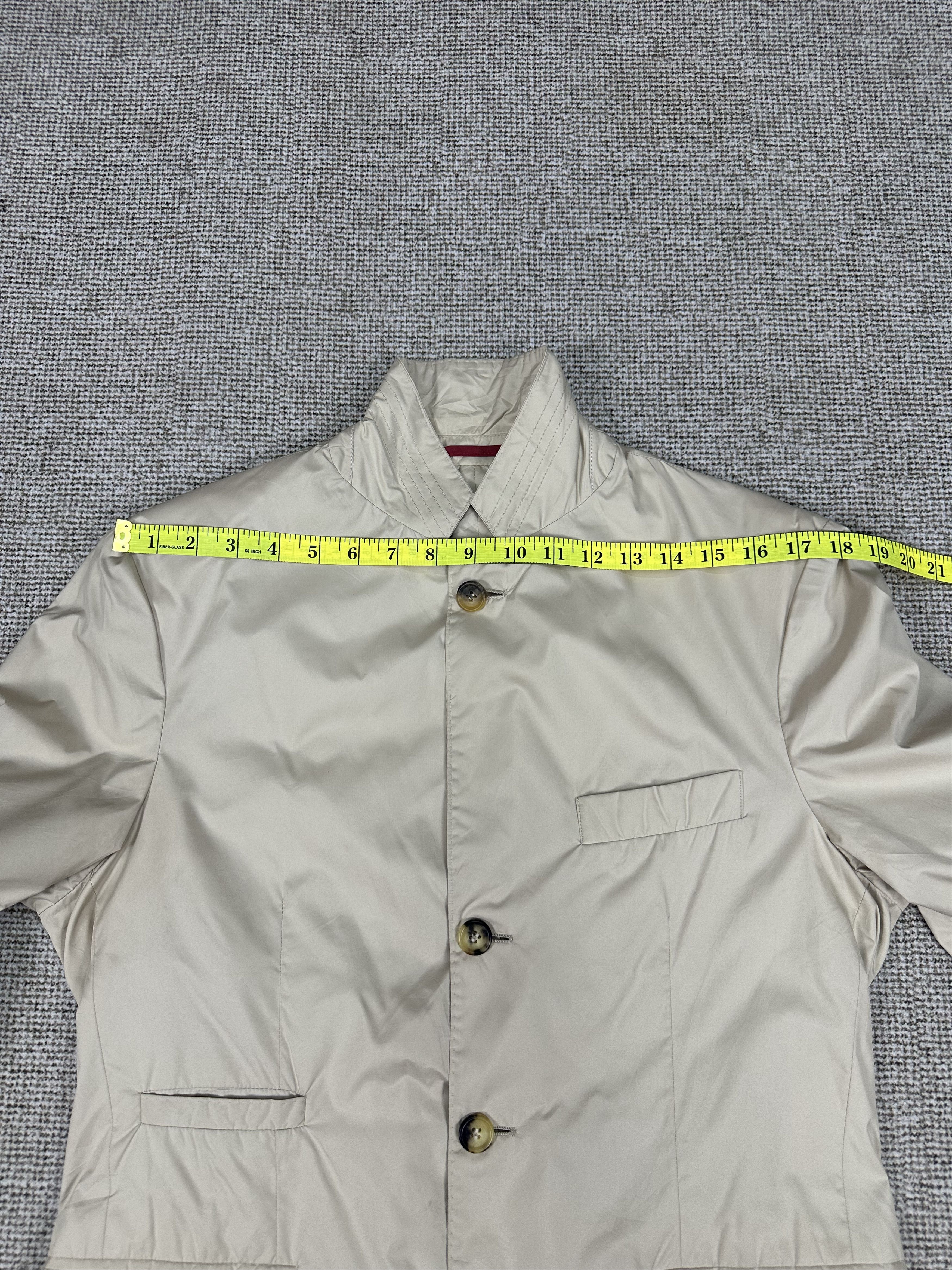 Brunello Cucinelli Vintage Brunello Cucinelli Nylon Blazer Jacket VT02 Size XL / US 12-14 / IT 48-50 - 9 Thumbnail