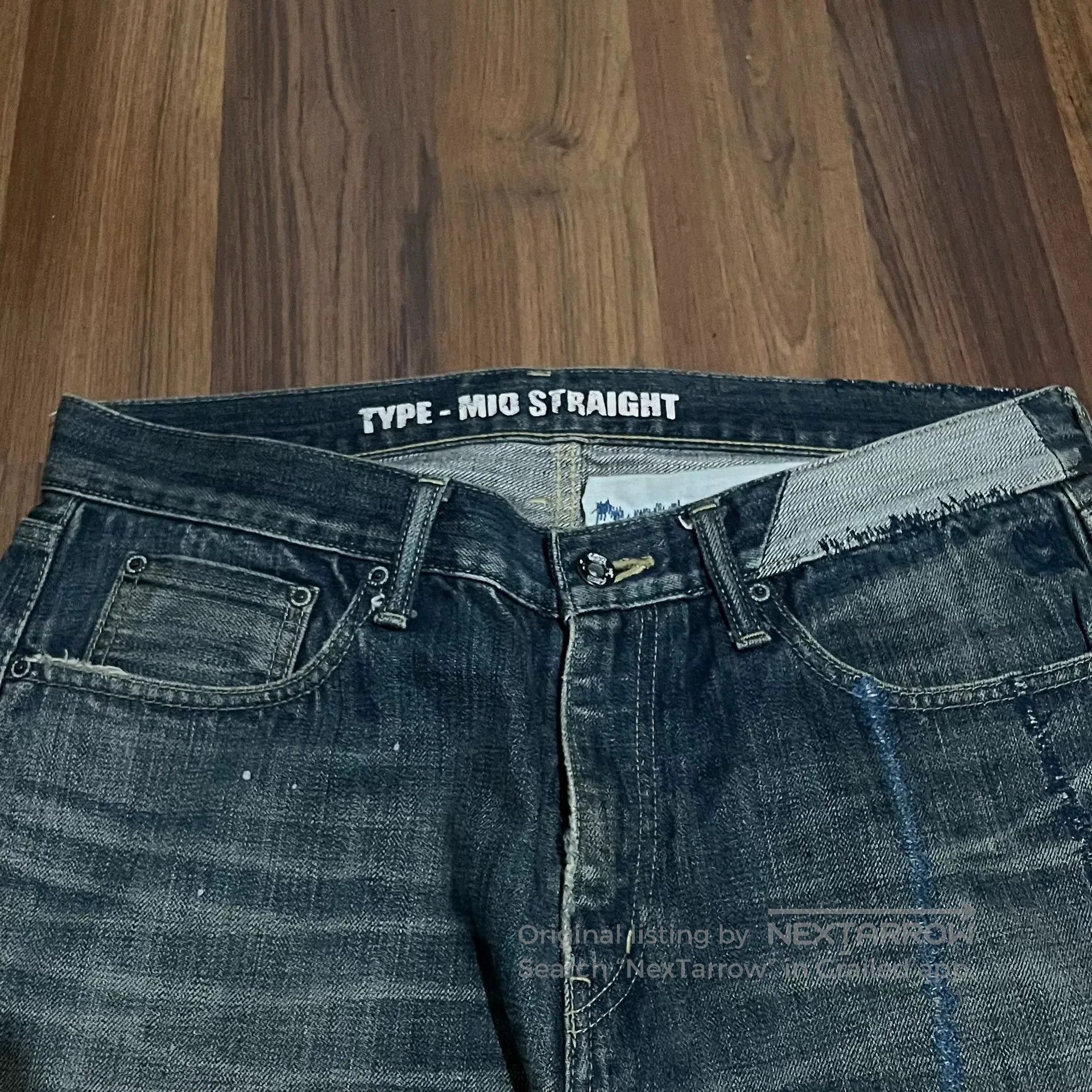 Neighborhood NEIGHBORHOOD 08EX Distressed Jeans. Size US 43 - 3 Thumbnail