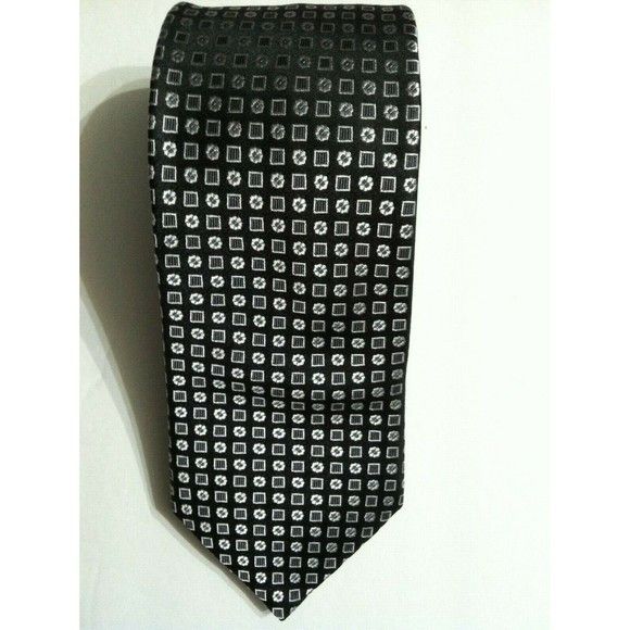 Michael Kors MICHAEL KORS MENS NEW BLACK 100%SILK TIE WIDTH: 3 1/8" Size ONE SIZE - 1 Thumbnail