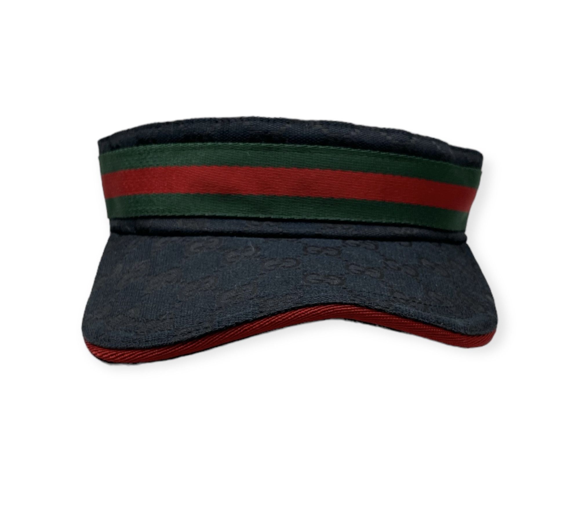 Gucci Gucci Black Monogram Visor Cap Size ONE SIZE - 9 Thumbnail