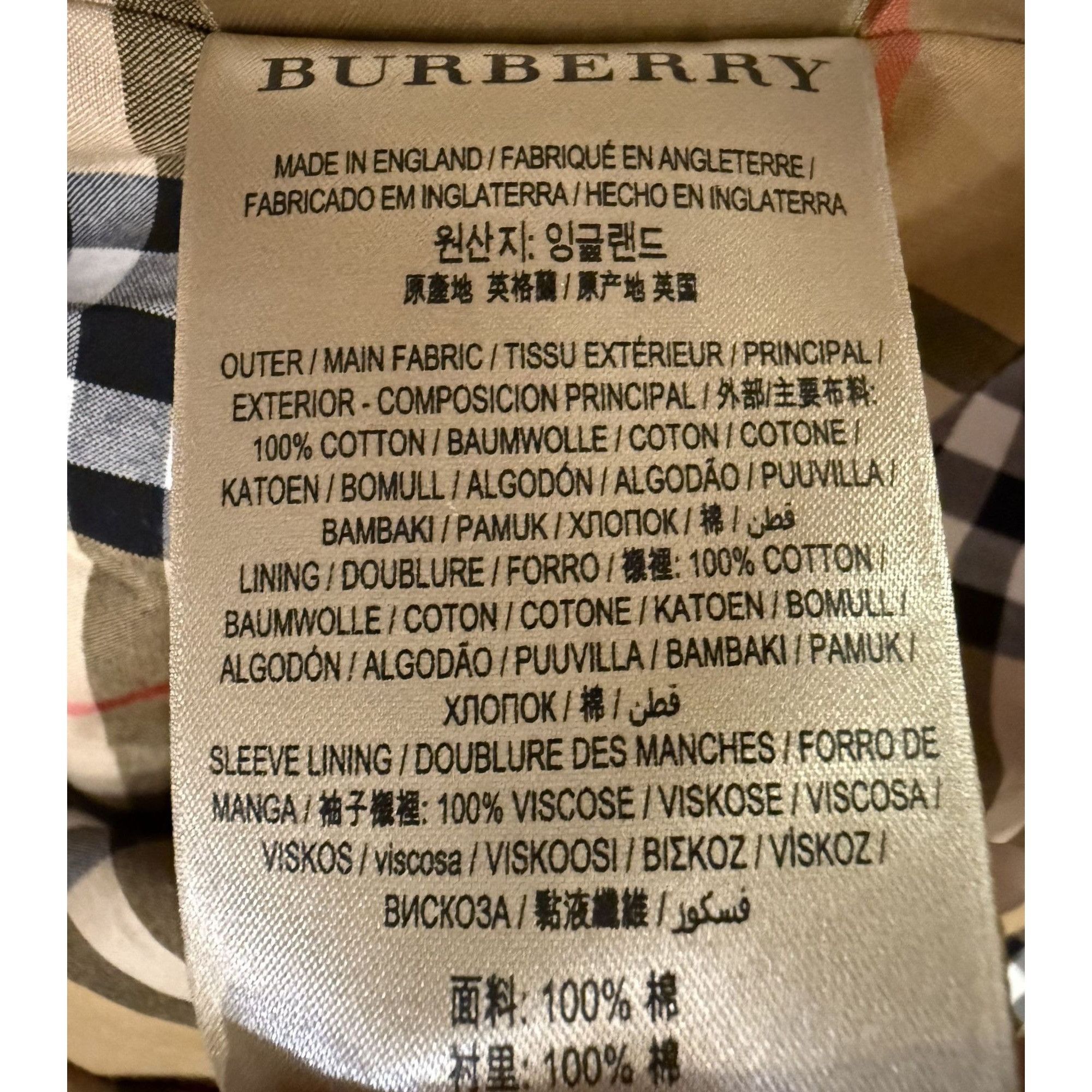 Burberry Burberry The Westminster Long Trench Coat Beige Cotton Women Size XS / US 0-2 / IT 36-38 - 12 Thumbnail