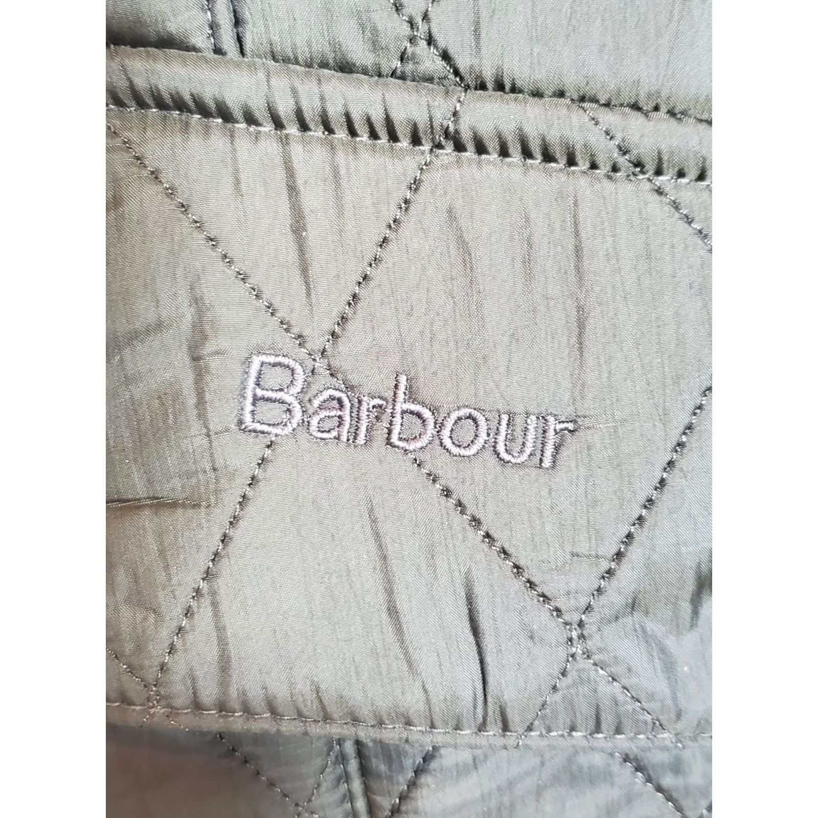 Barbour Barbour Cavalry Polarquilt Jacket Dark Olive Green LQU0087OL91 Women's USA 4 Size S / US 4 / IT 40 - 7 Thumbnail
