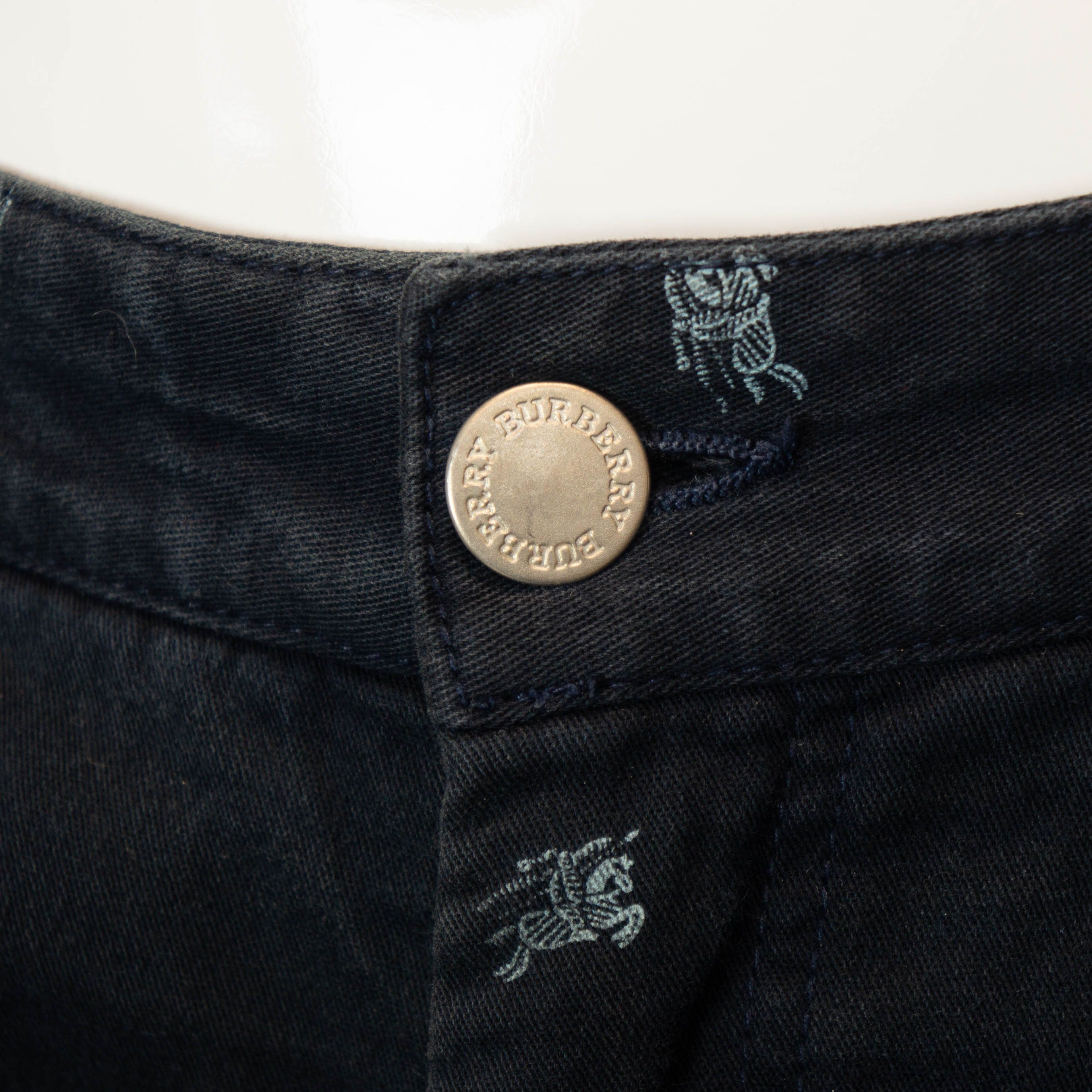 Burberry BURBERRY Monogram Pants Blue Vintage 00s Size 30" / US 8 / IT 44 - 4 Thumbnail