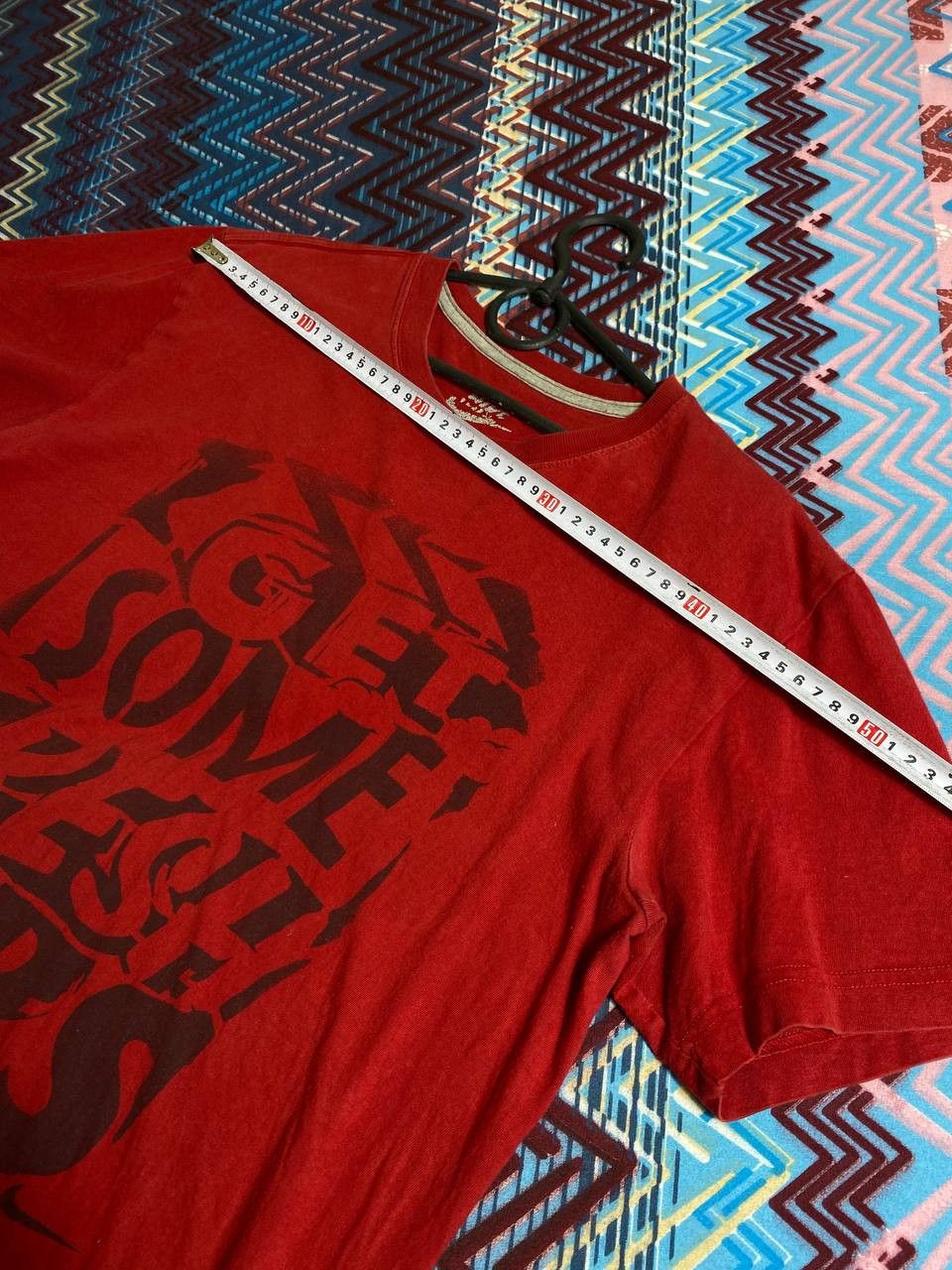 Nike × Vintage Mens Vintage Nike swoosh T Shirt big logo y2k streetwear Size US M / EU 48-50 / 2 - 9 Thumbnail