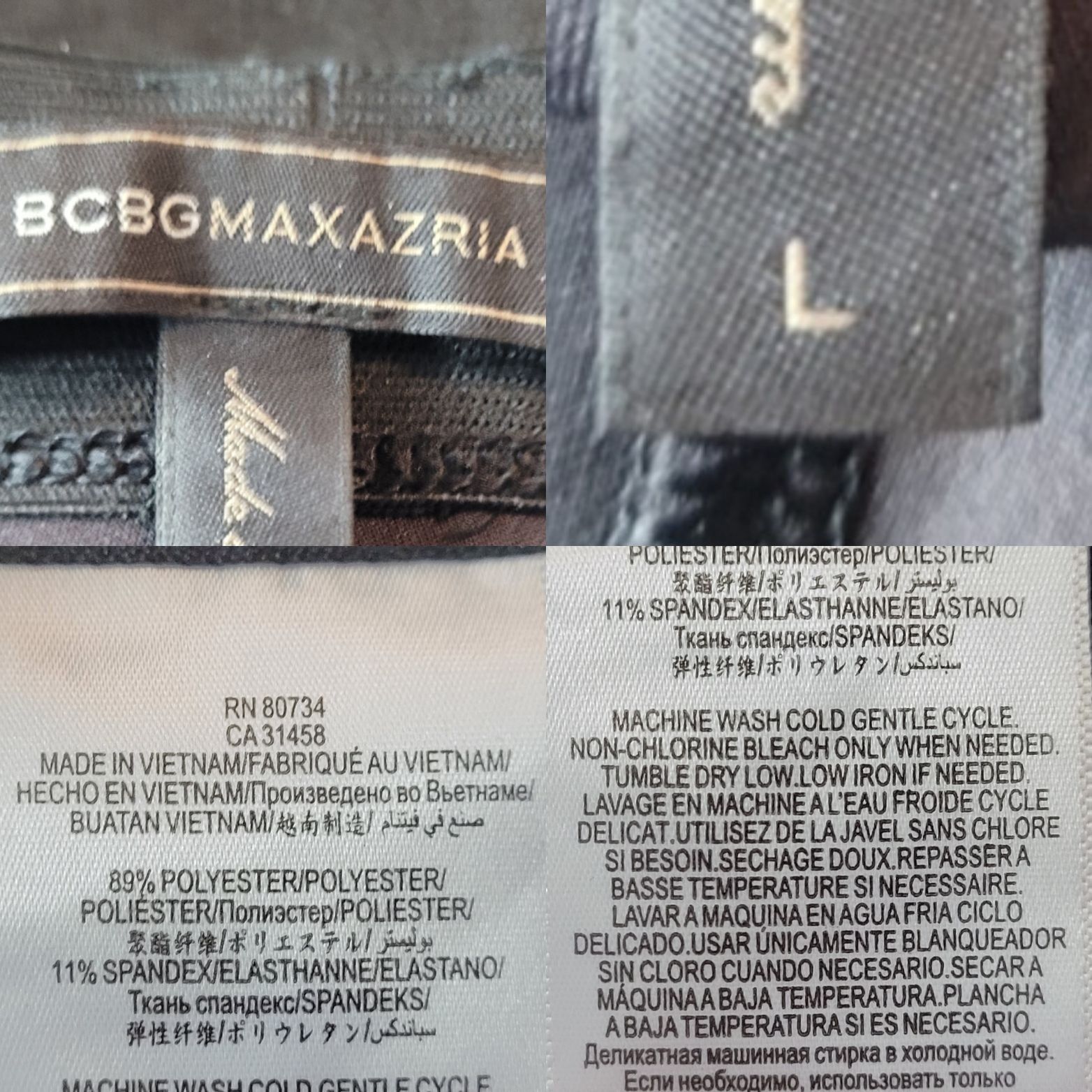 Designer Revolves BCBGMAXAZRIA Faux Suede High-Waisted Mason Leggings Size 30" / US 8 / IT 44 - 3 Thumbnail