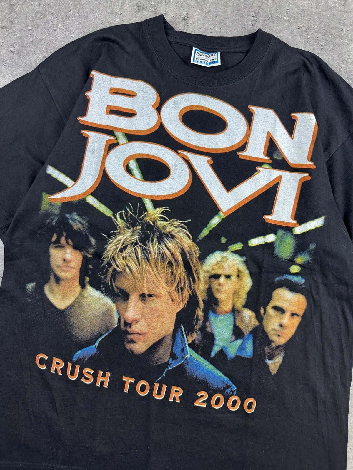 Bon Jovi T-shirt tee Bon Jovi crush tour 1999 vintage merch Size US M / EU 48-50 / 2 - 2 Thumbnail