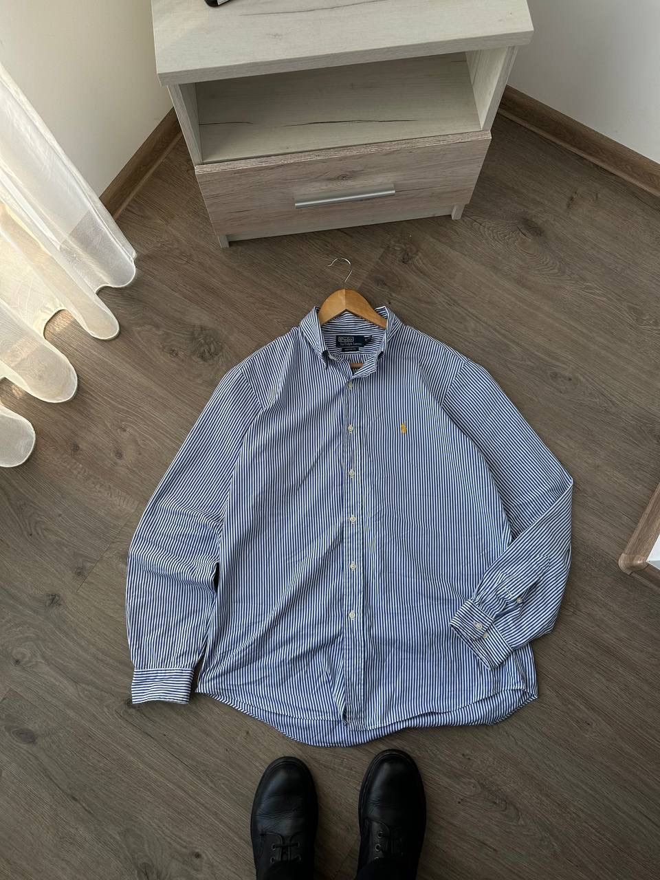 Polo Ralph Lauren × Vintage Vintage Polo Ralph Lauren Blue Mens Shirt Size US L / EU 52-54 / 3 - 9 Thumbnail