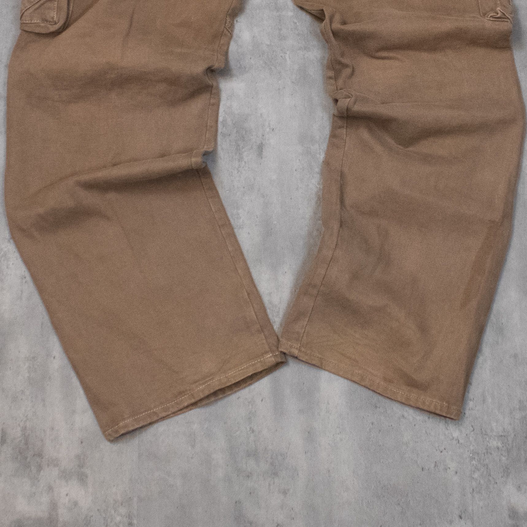Japanese Brand Y2K 2000's Japanese Relax Baggy Wide Brown Cargo Pant's Size US 36 / EU 52 - 14 Thumbnail
