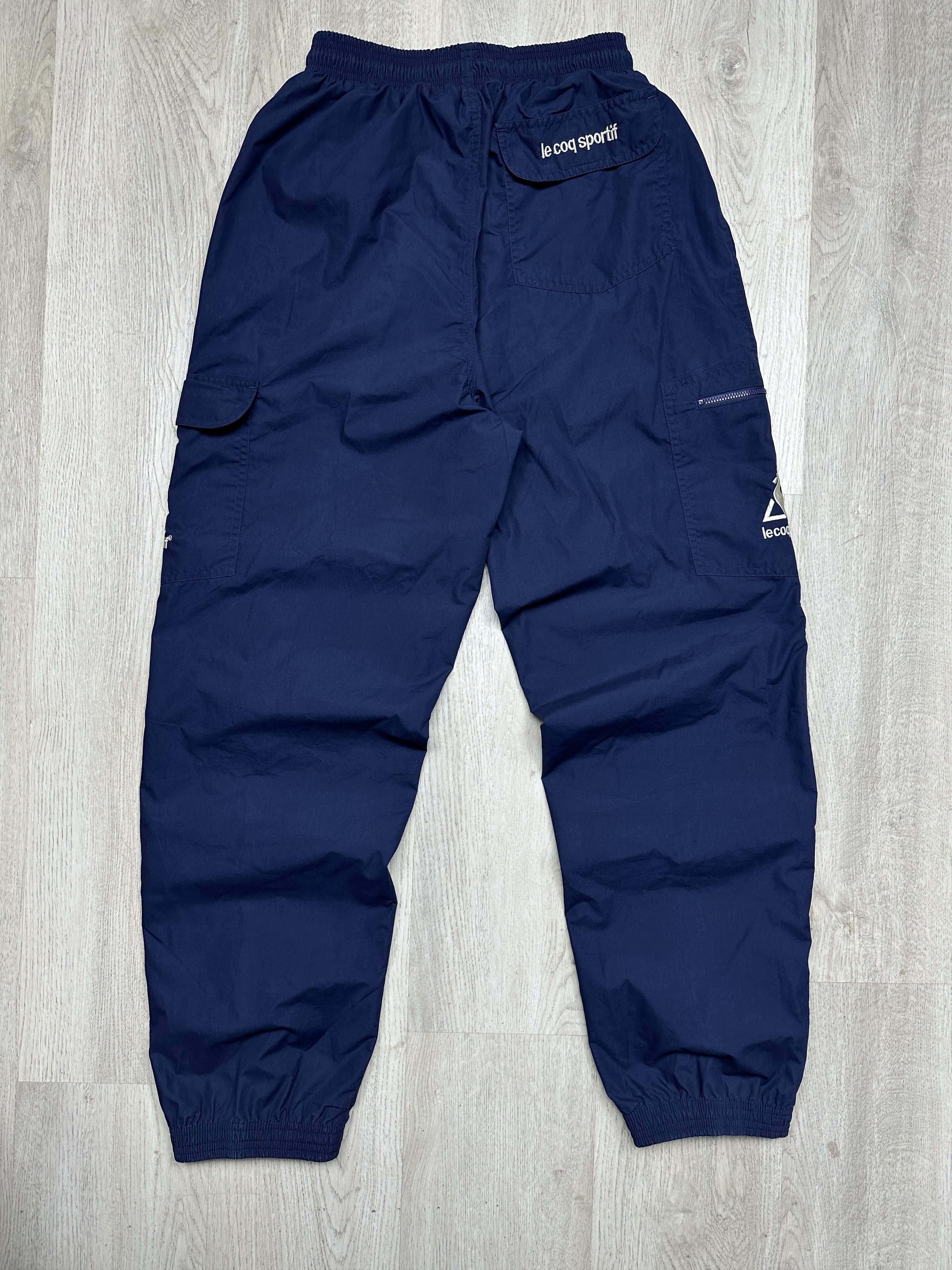 Le Coq Sportif Le Coq Sportif Vintage Mens Nylon Cargo Track Pants Size US 32 / EU 48 - 8 Thumbnail